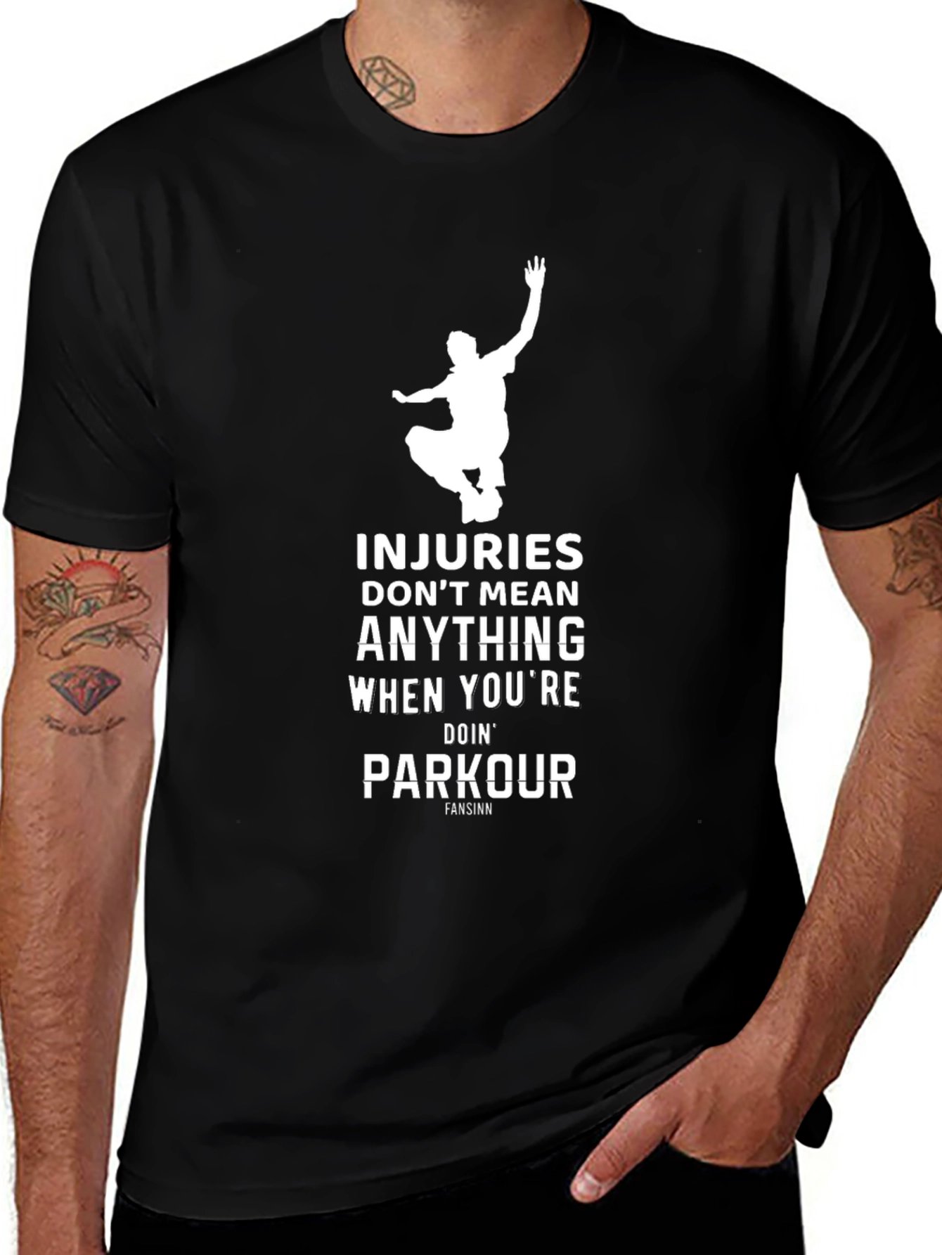 Parkour T-Shirt - Injuries Dont Mean Anything