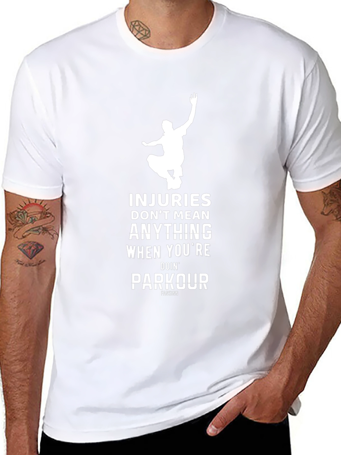 Parkour T-Shirt - Injuries Dont Mean Anything