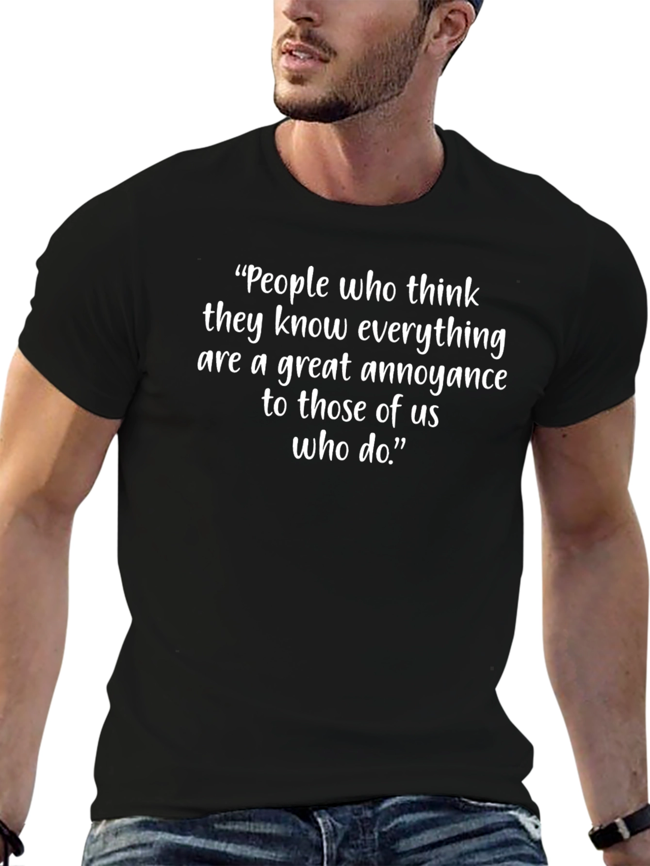 Know-It-Alls T-Shirt: Funny Quote Tee