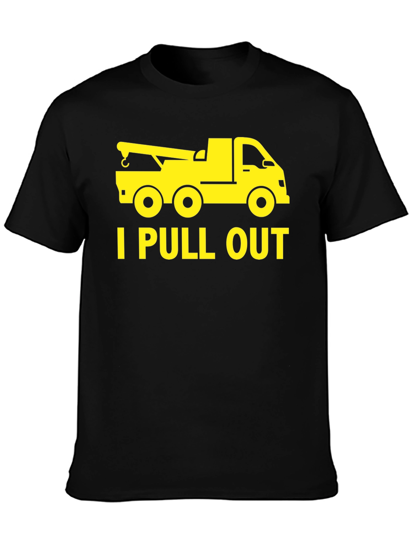 Funny Tow Truck I Pull Out Mens T-Shirt