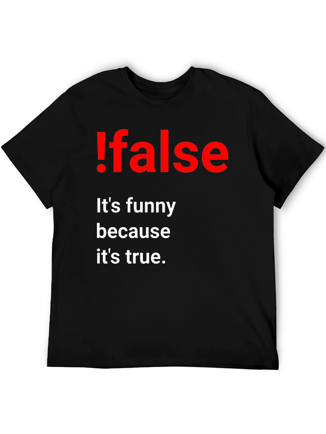!False Funny Programming T-Shirt - Its True!