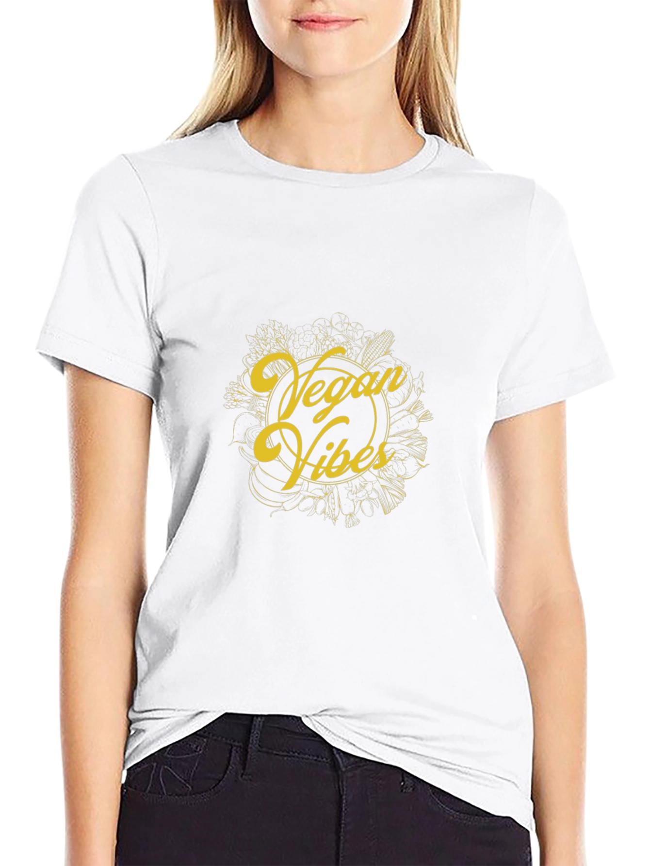 Vegan Vibes Black T-Shirt