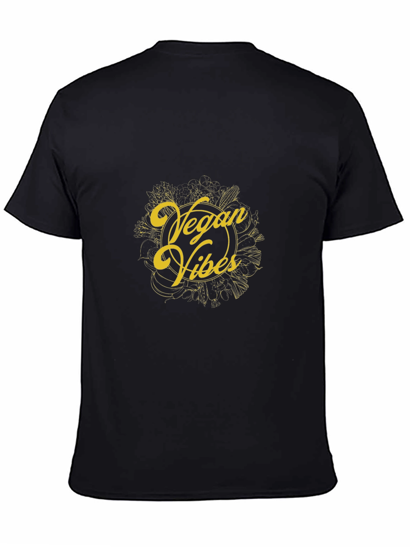 Vegan Vibes Black T-Shirt