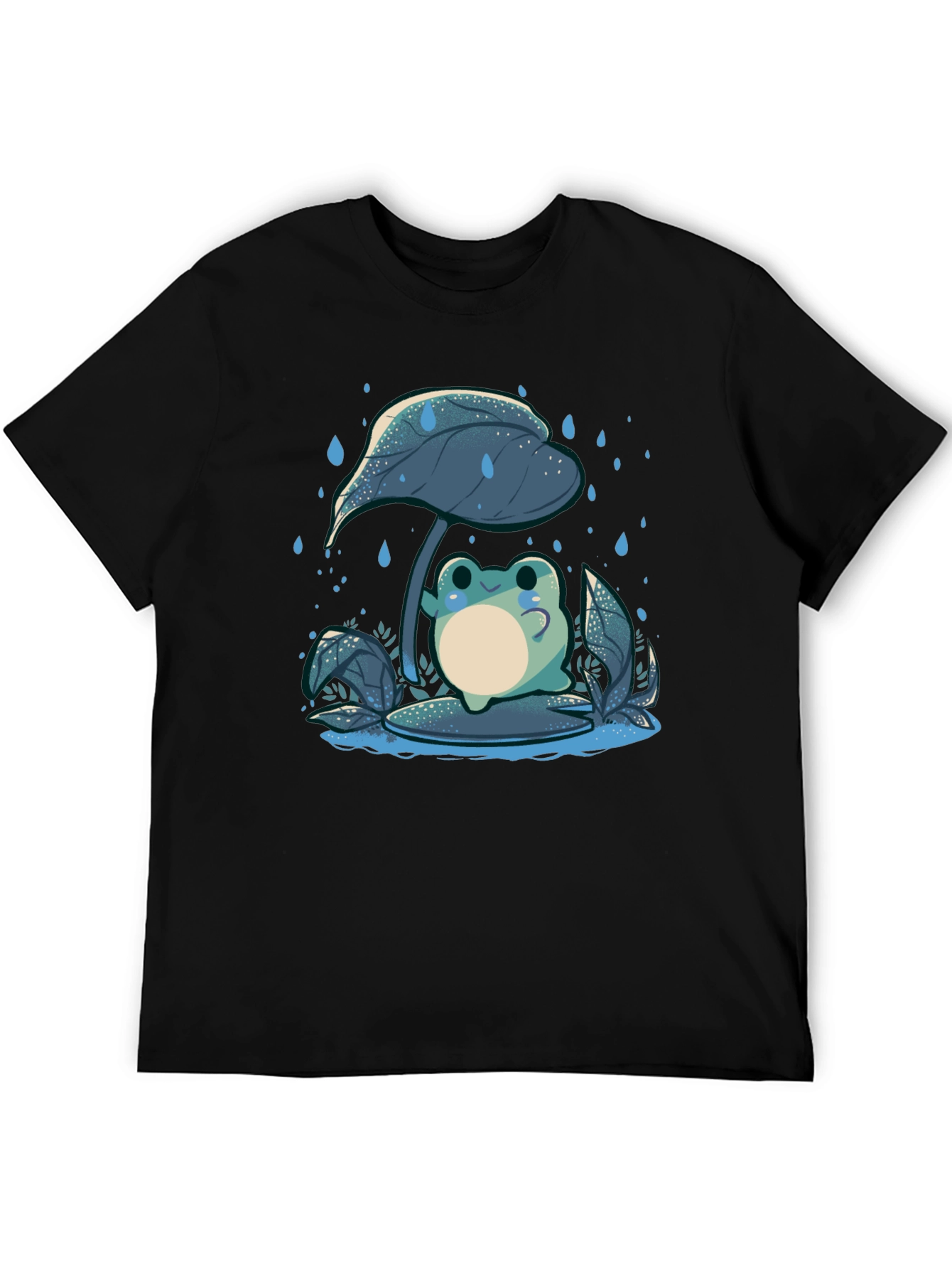 Frog Under Leaf Graphic Tee