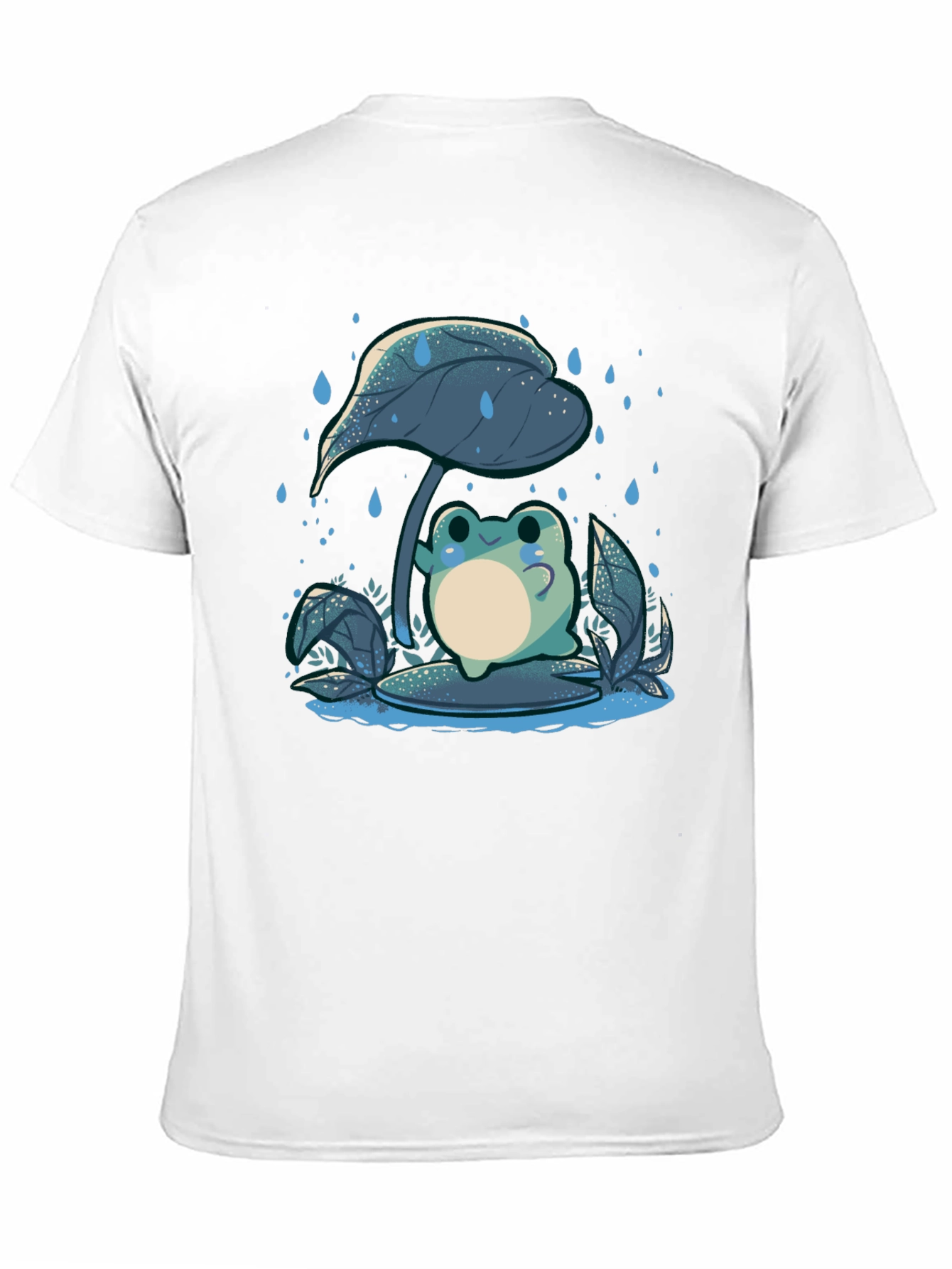 Frog Under Leaf Graphic Tee