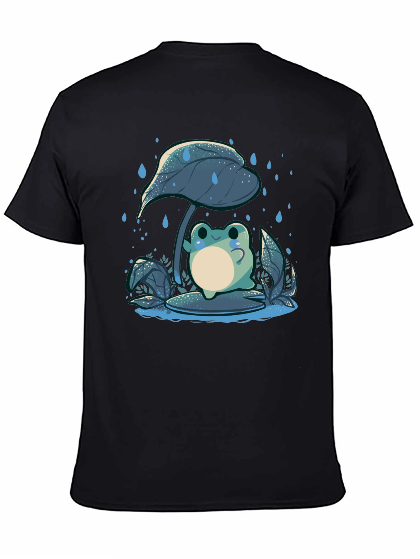 Frog Under Leaf Graphic Tee
