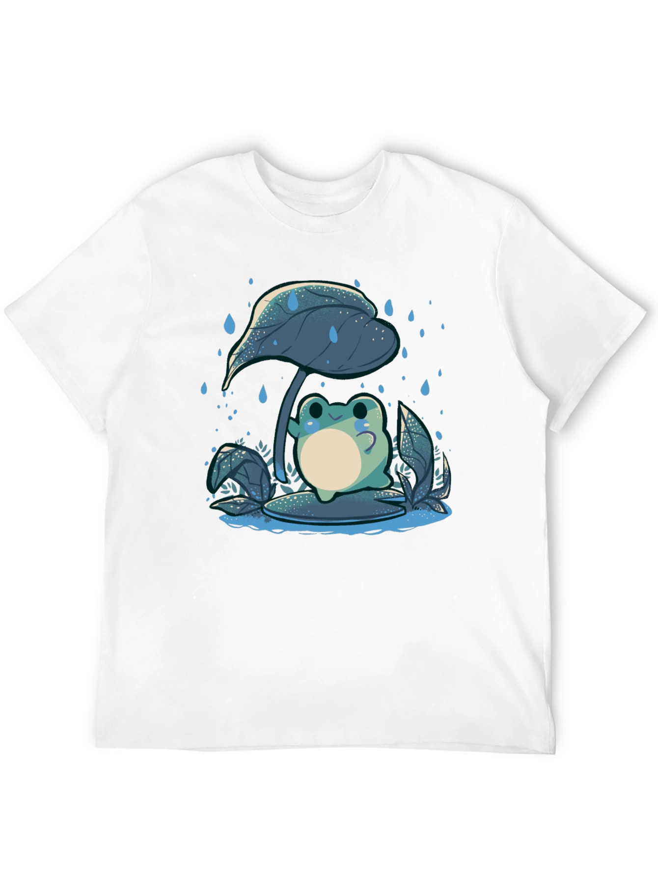 Frog Under Leaf Graphic Tee