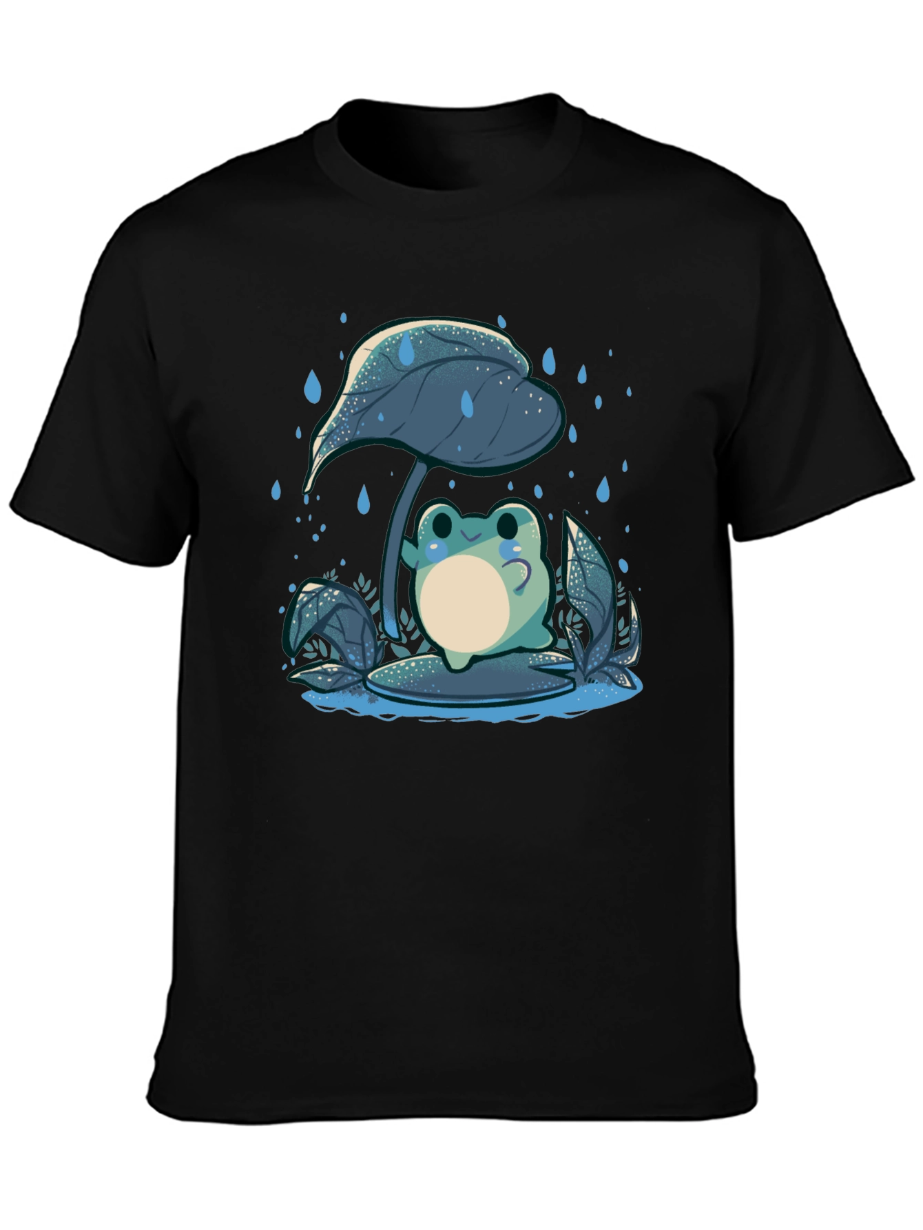 Frog Under Leaf Graphic Tee