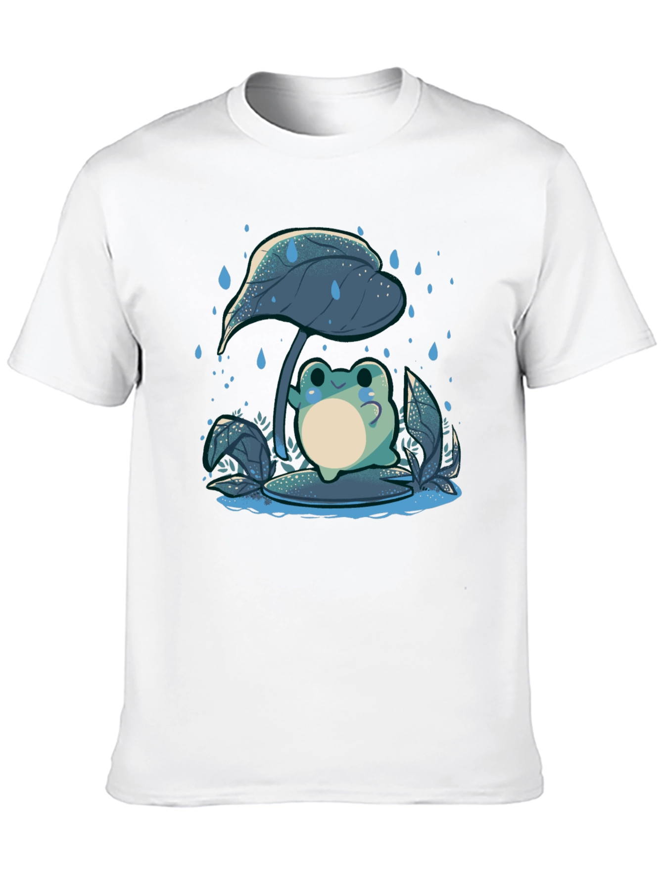Frog Under Leaf Graphic Tee