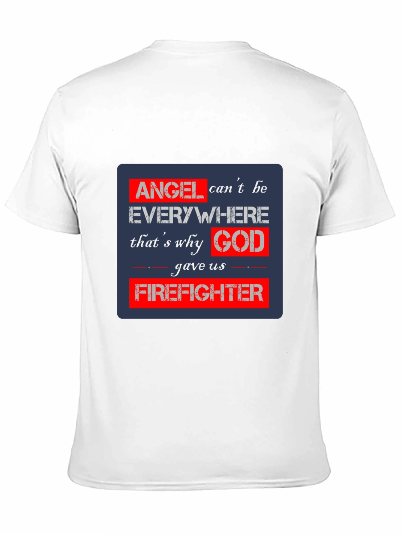 Firefighter Angel T-Shirt - Heroic Tribute