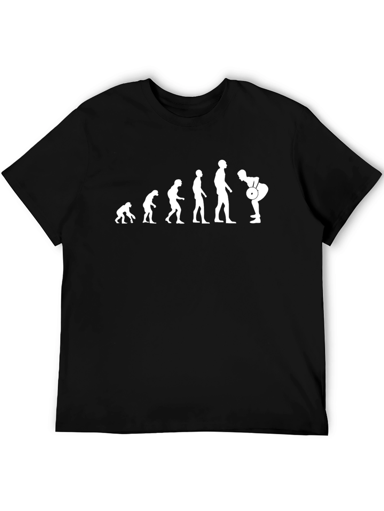 Evolution of Fitness T-Shirt - Black Gym Tee