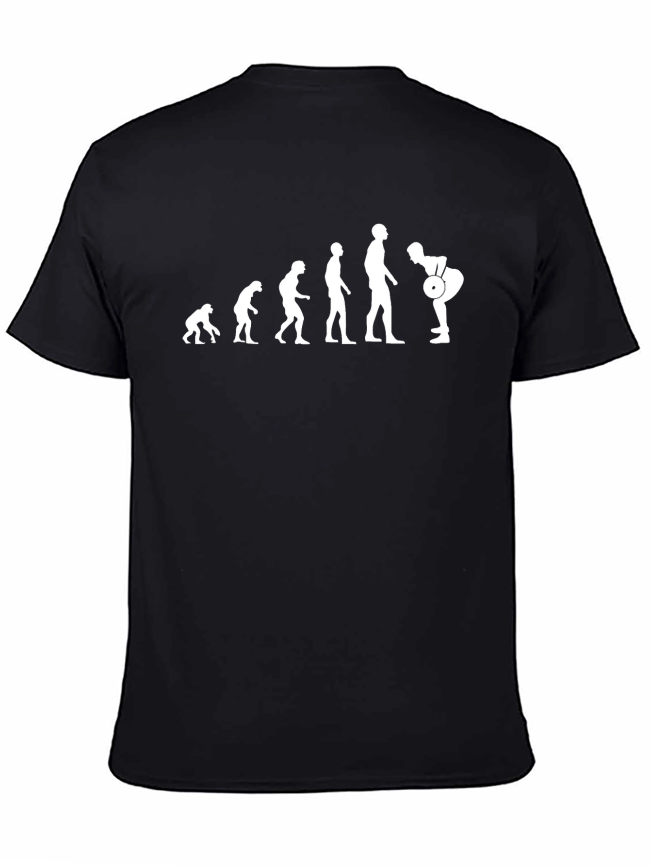 Evolution of Fitness T-Shirt - Black Gym Tee