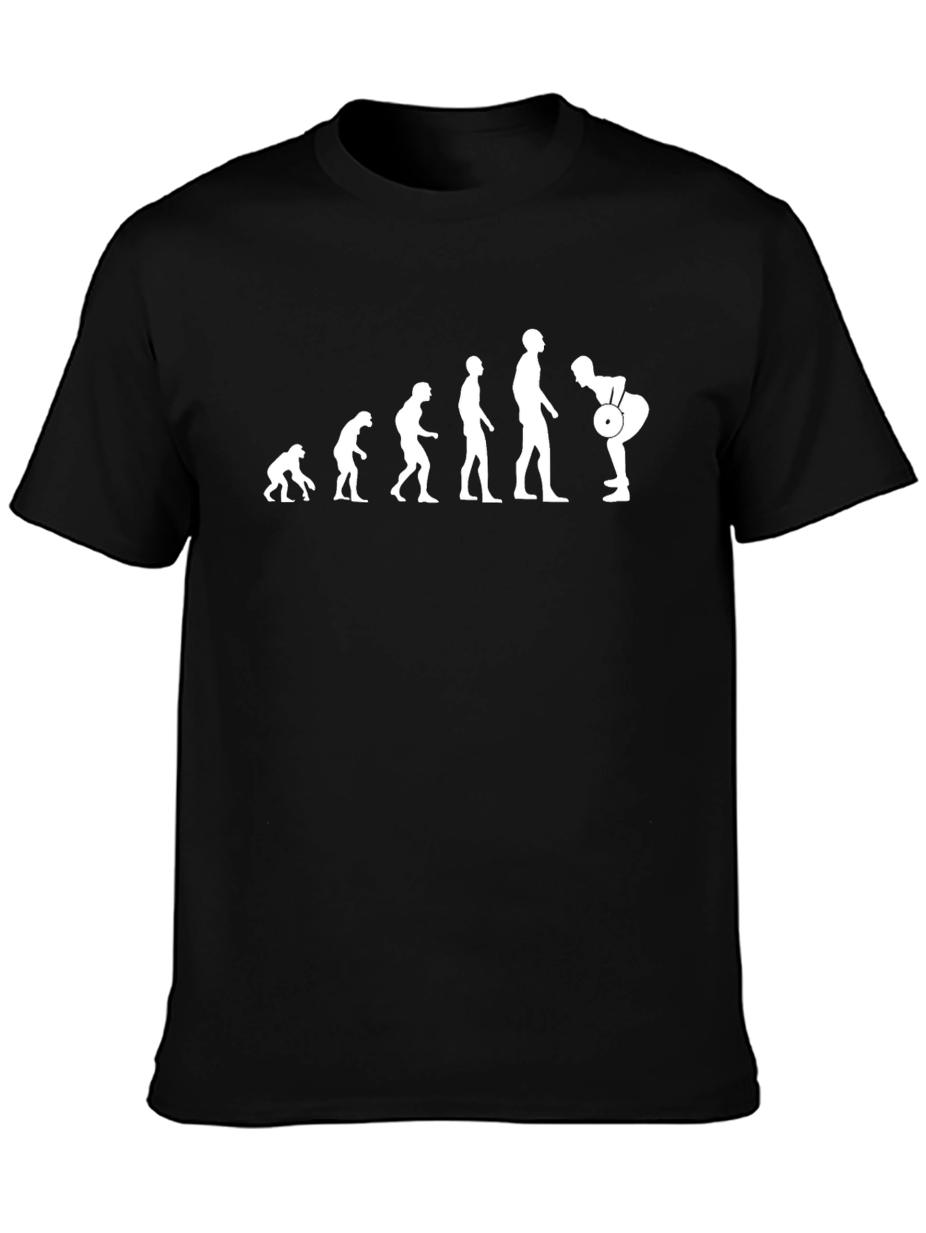 Evolution of Fitness T-Shirt - Black Gym Tee
