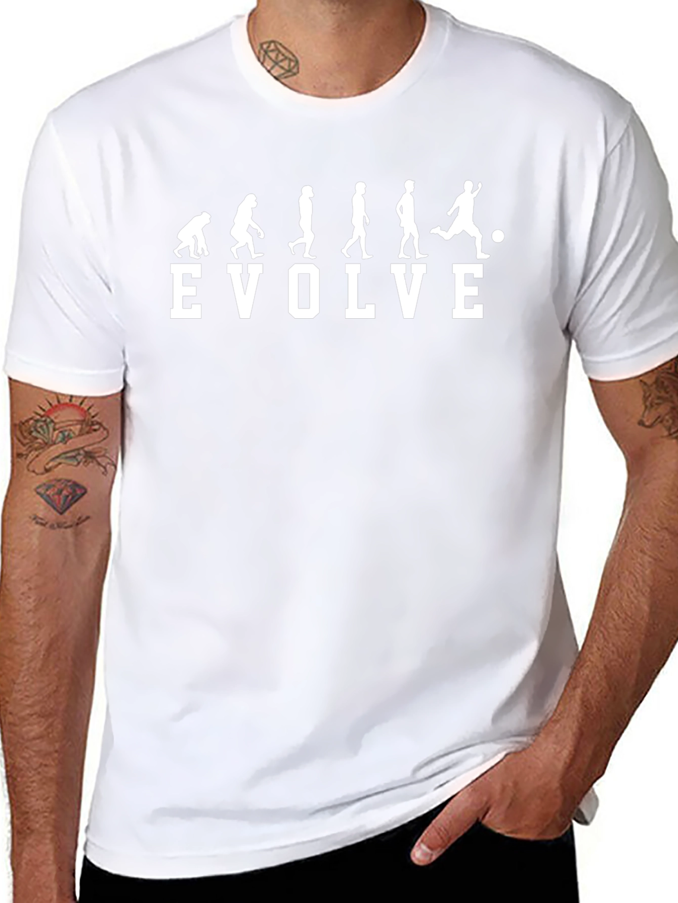 Evolve Soccer T-Shirt - Black Cotton Tee