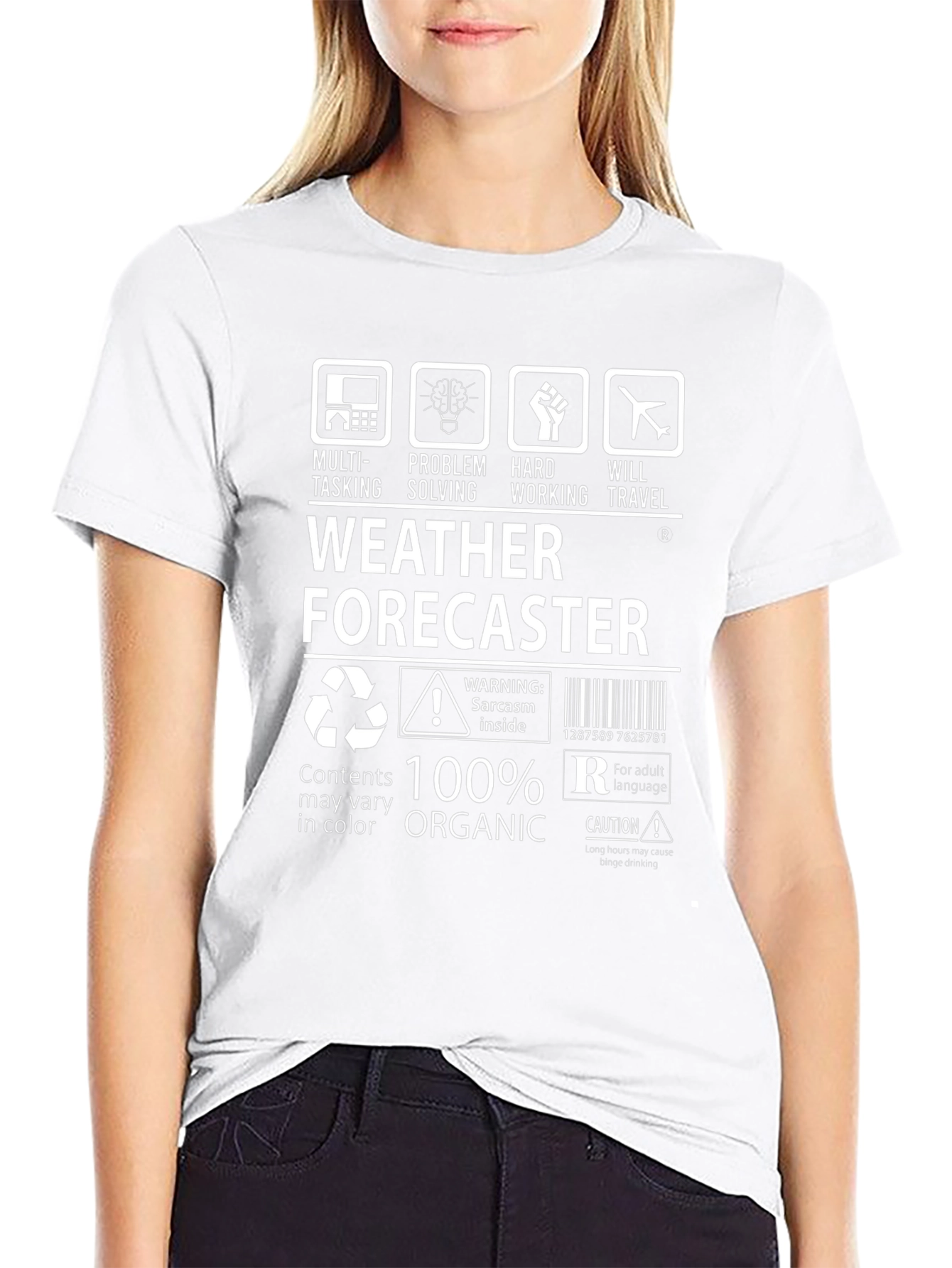 Weather Forecaster 100% Organic T-Shirt