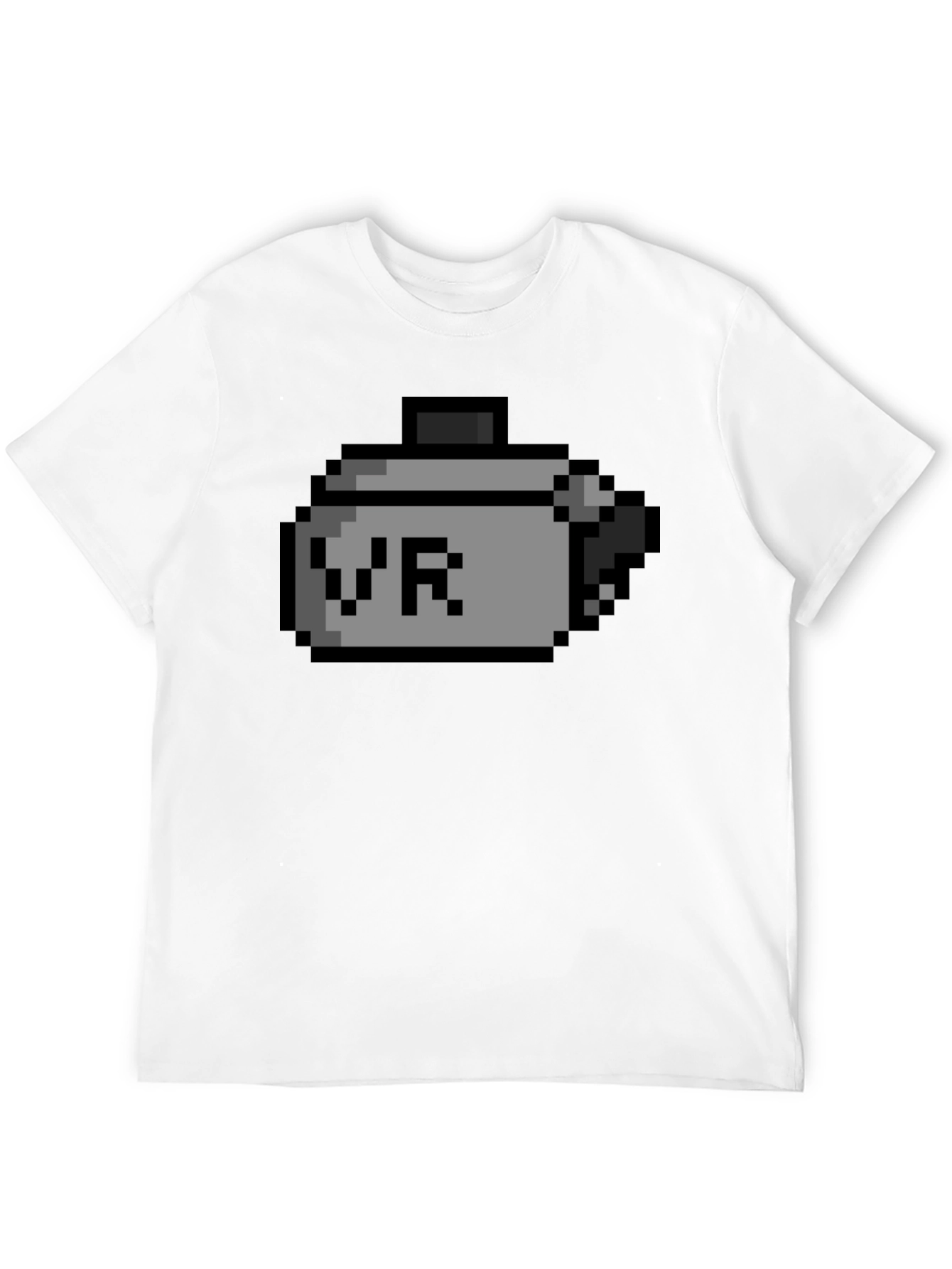 Pixel Art VR Headset T-Shirt - Gamer Style Tee