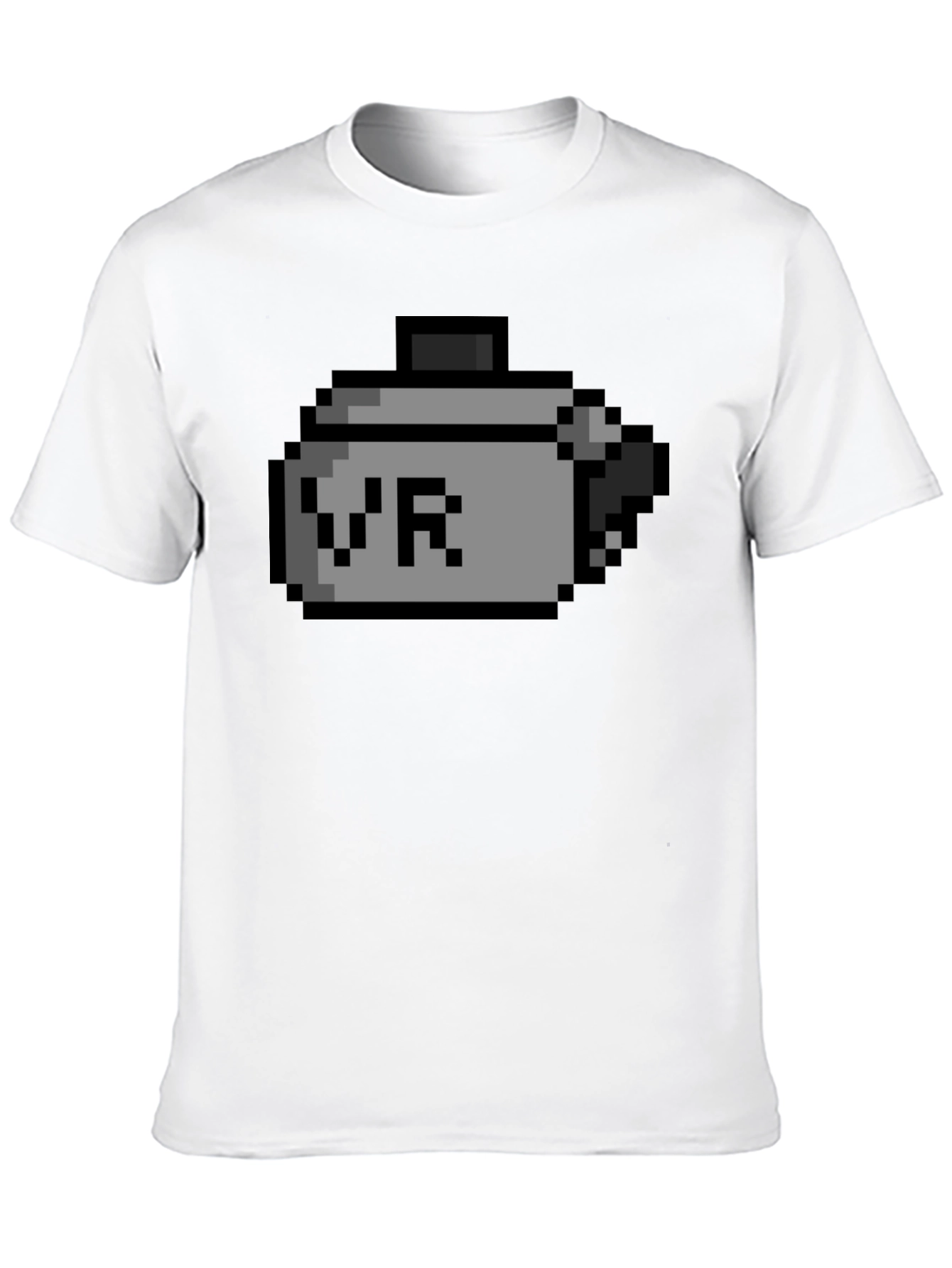 Pixel Art VR Headset T-Shirt - Gamer Style Tee