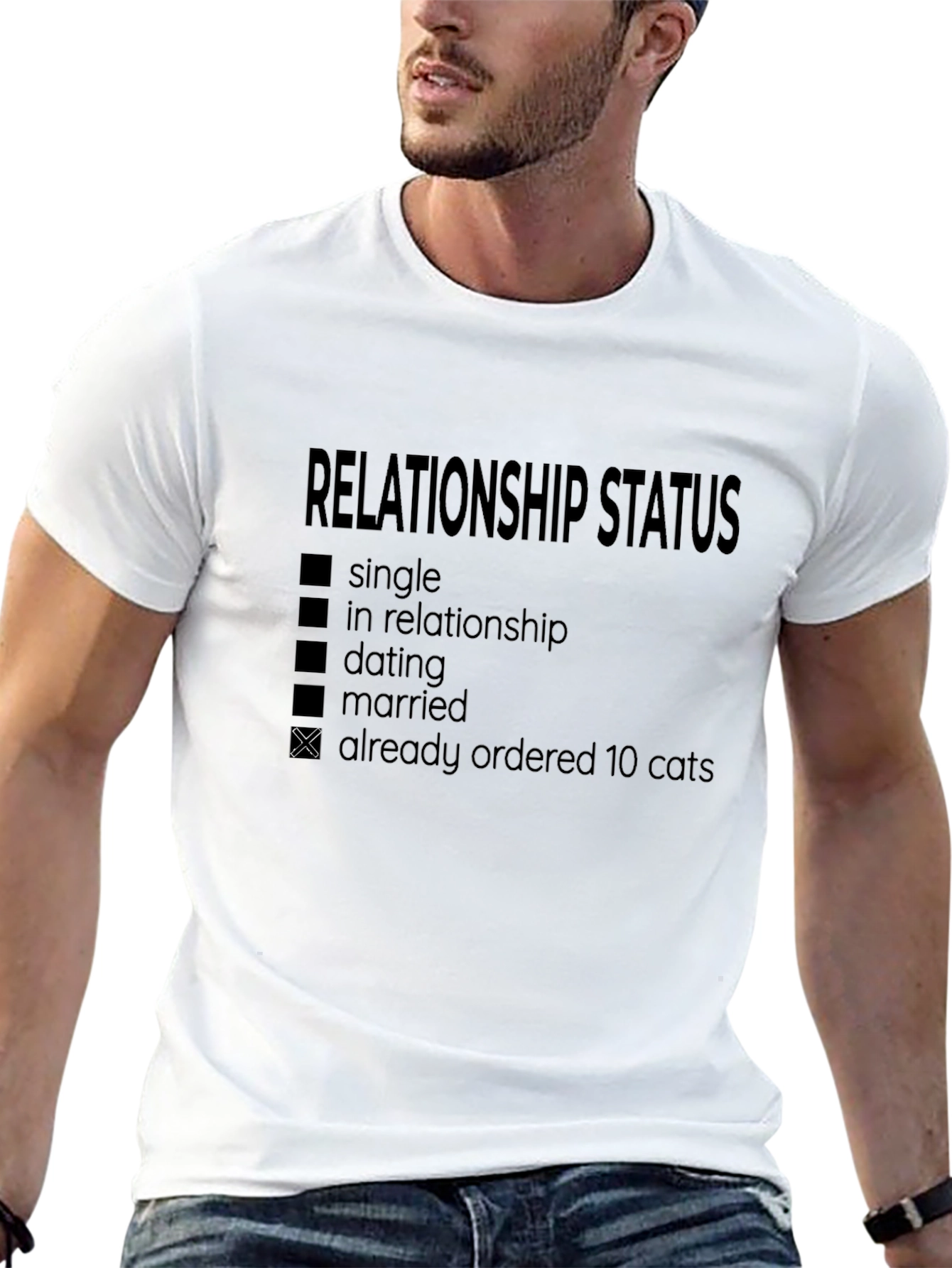 Relationship Status: Already Ordered 10 Cats T-Shirt