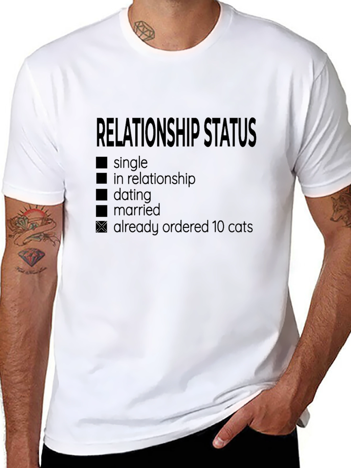 Relationship Status: Already Ordered 10 Cats T-Shirt