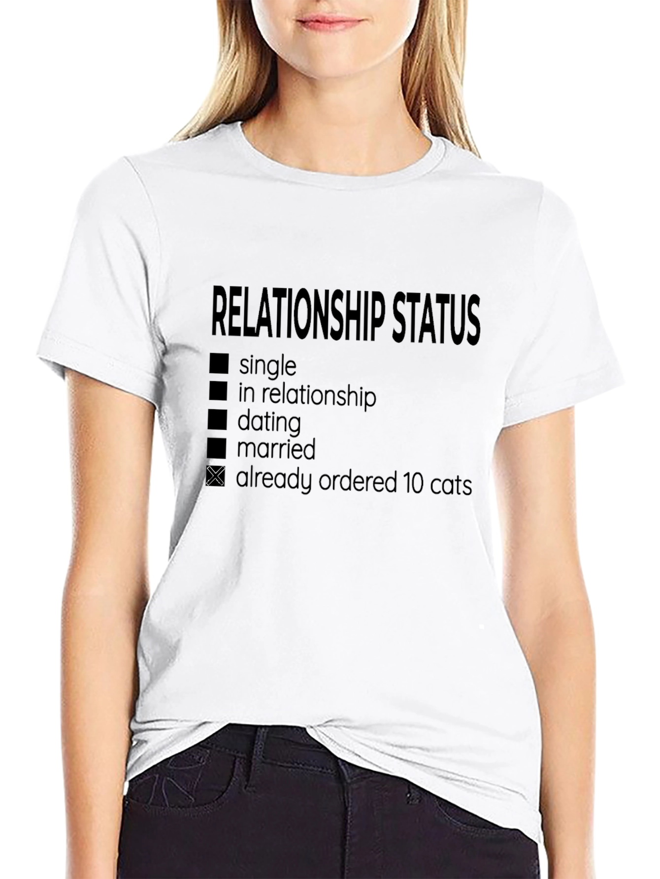 Relationship Status: Already Ordered 10 Cats T-Shirt