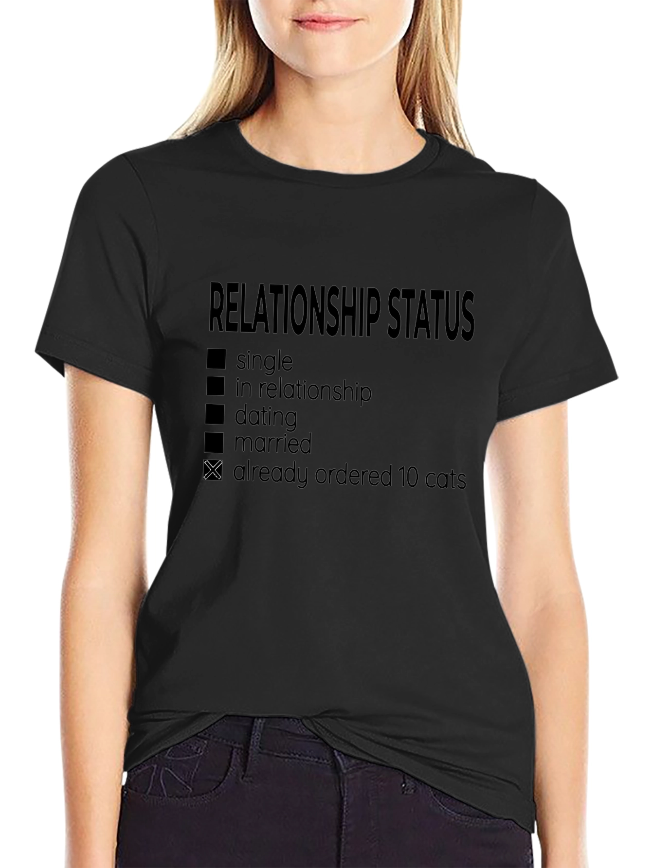 Relationship Status: Already Ordered 10 Cats T-Shirt