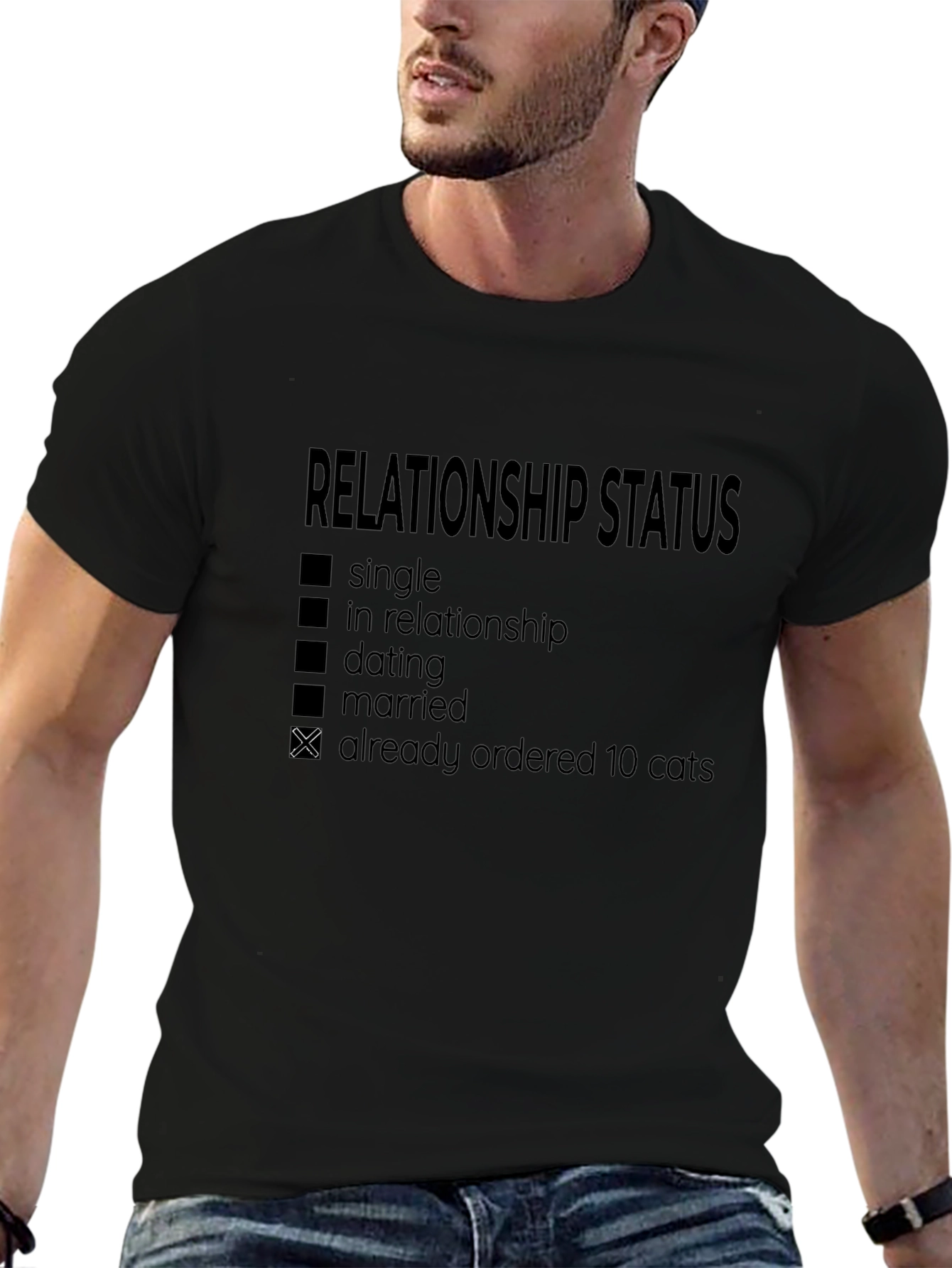 Relationship Status: Already Ordered 10 Cats T-Shirt
