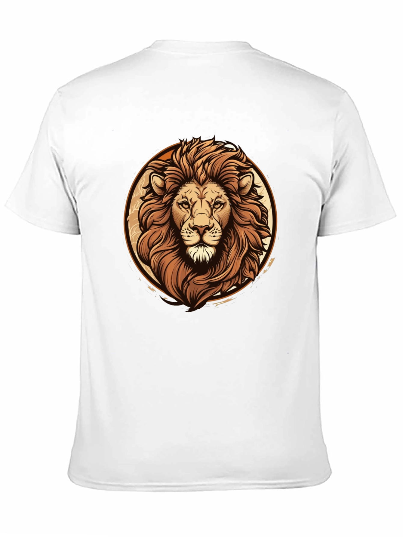 Lion Graphic Tee - Bold Animal Print Black T-Shirt