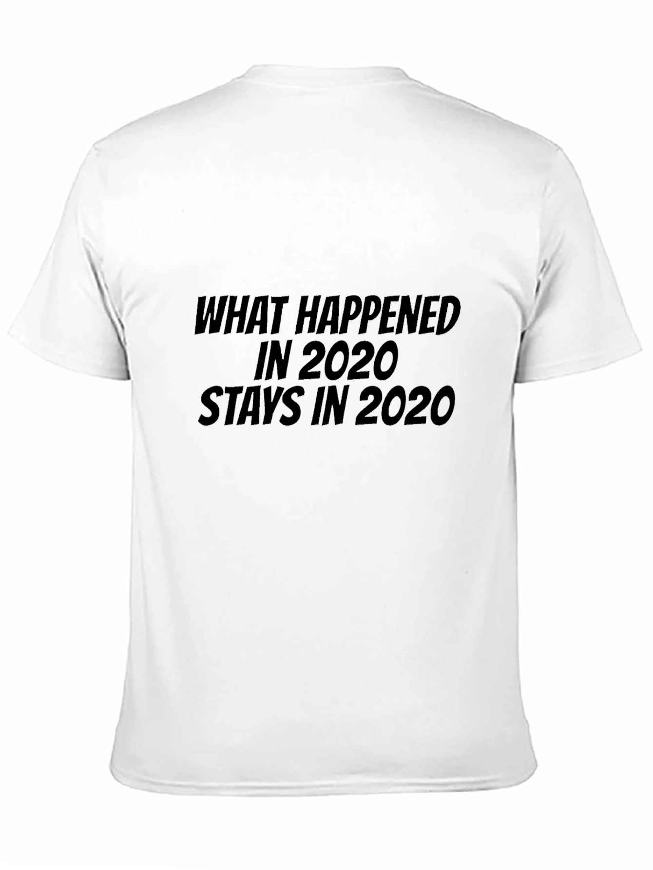 What Happened in 2020 Stays in 2020 Black T-Shirt