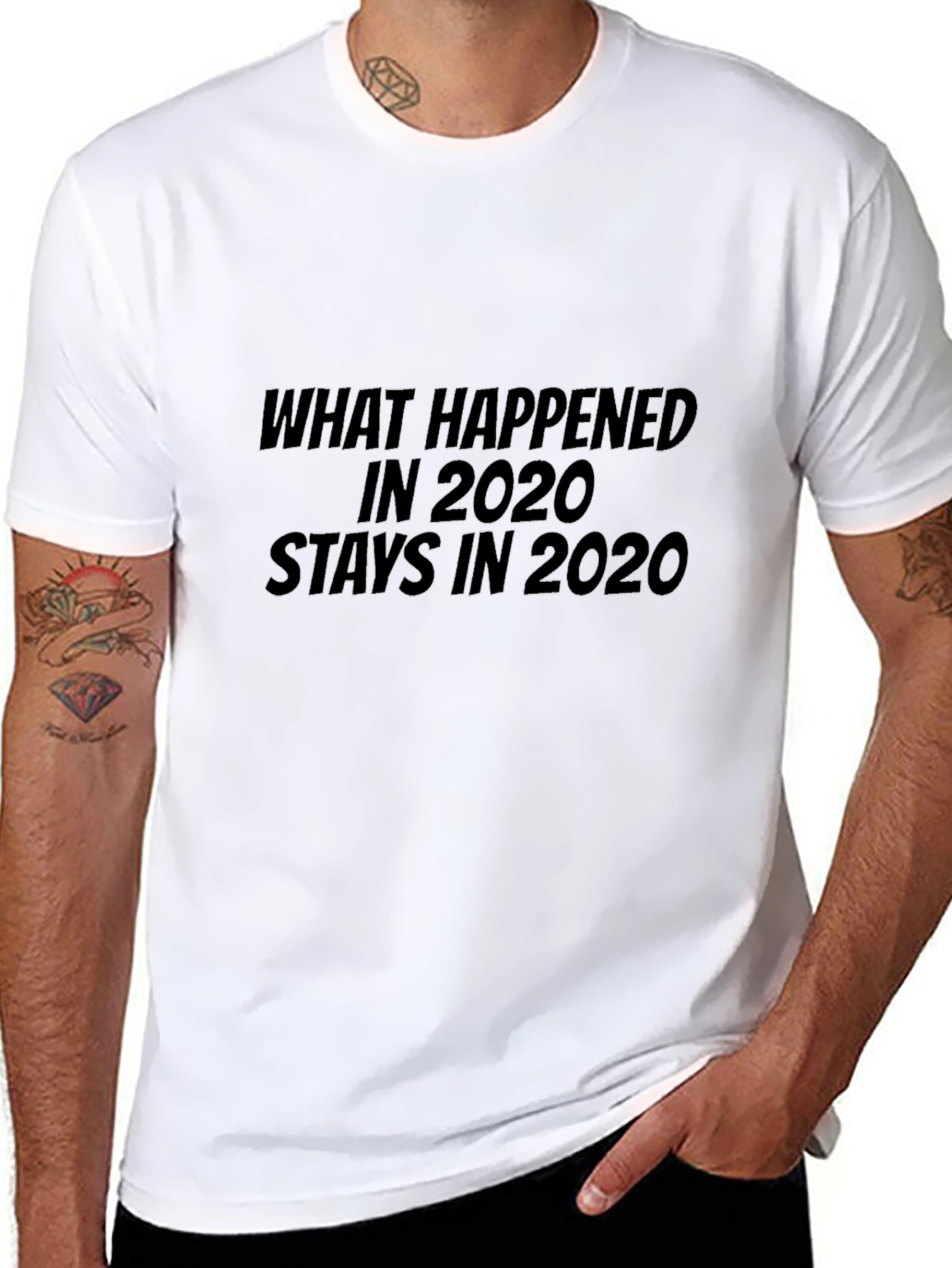 What Happened in 2020 Stays in 2020 Black T-Shirt