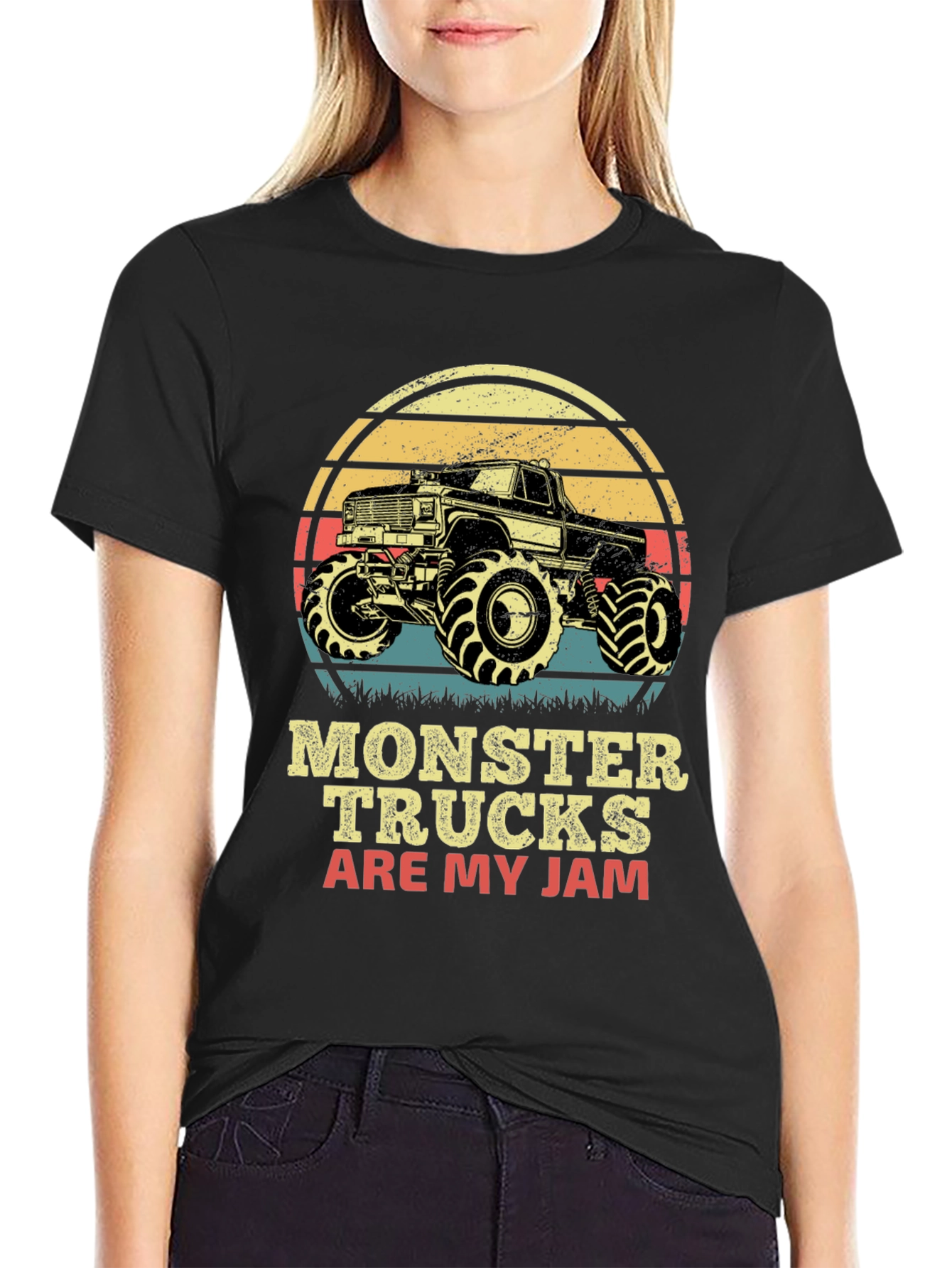 Monster Trucks Are My Jam Graphic T-Shirt