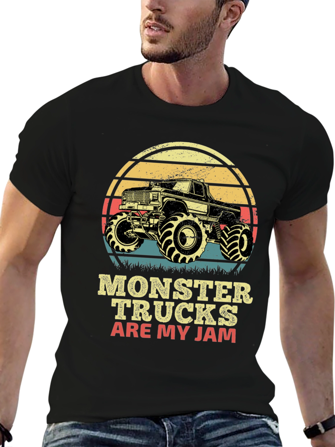 Monster Trucks Are My Jam Graphic T-Shirt