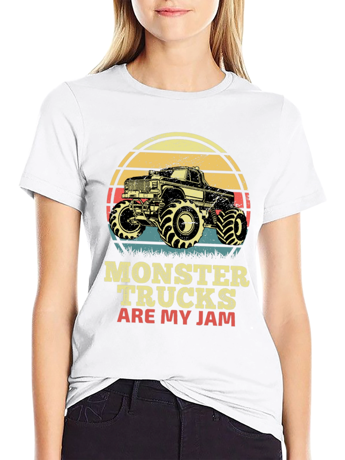 Monster Trucks Are My Jam Graphic T-Shirt