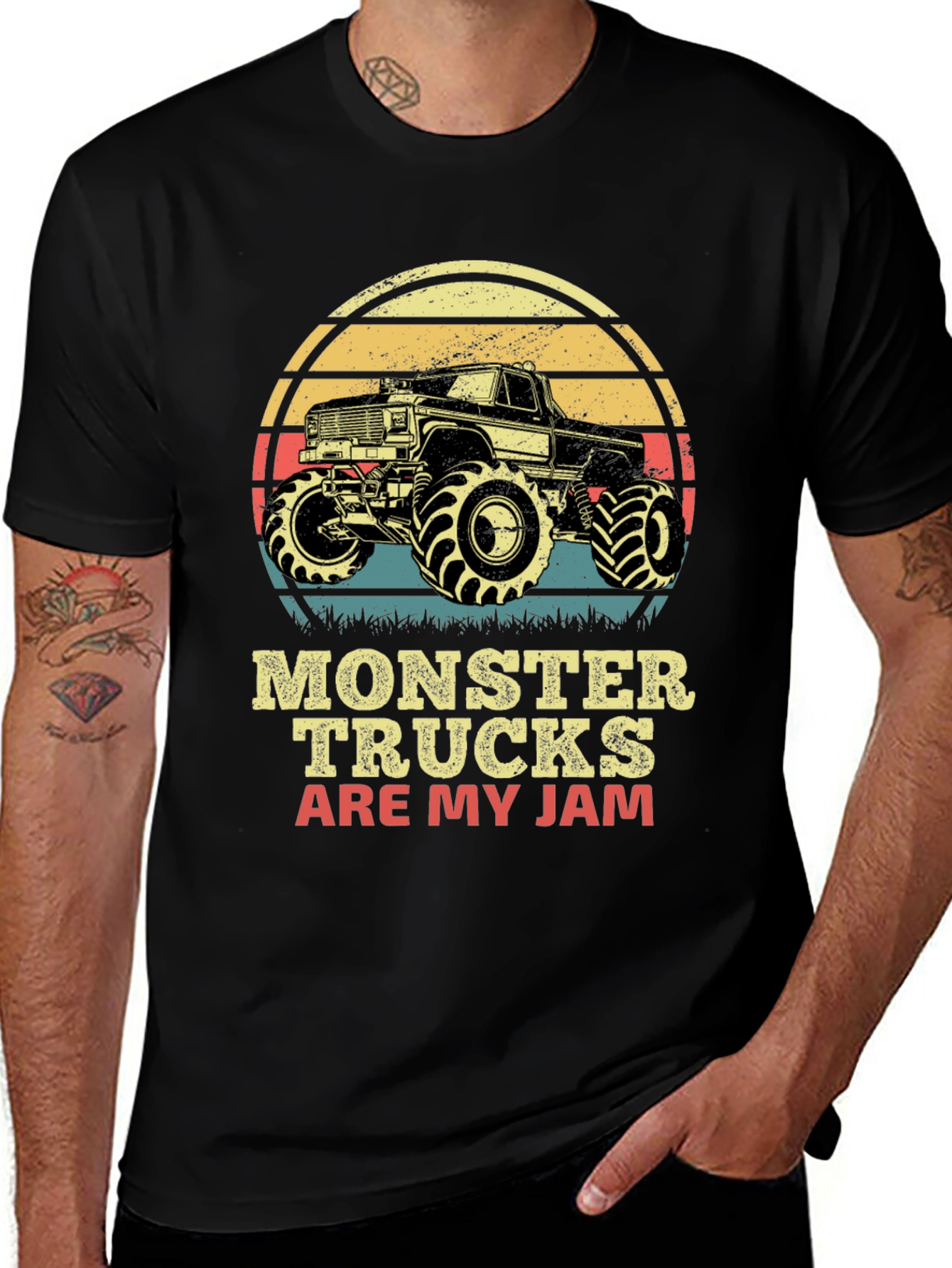 Monster Trucks Are My Jam Graphic T-Shirt