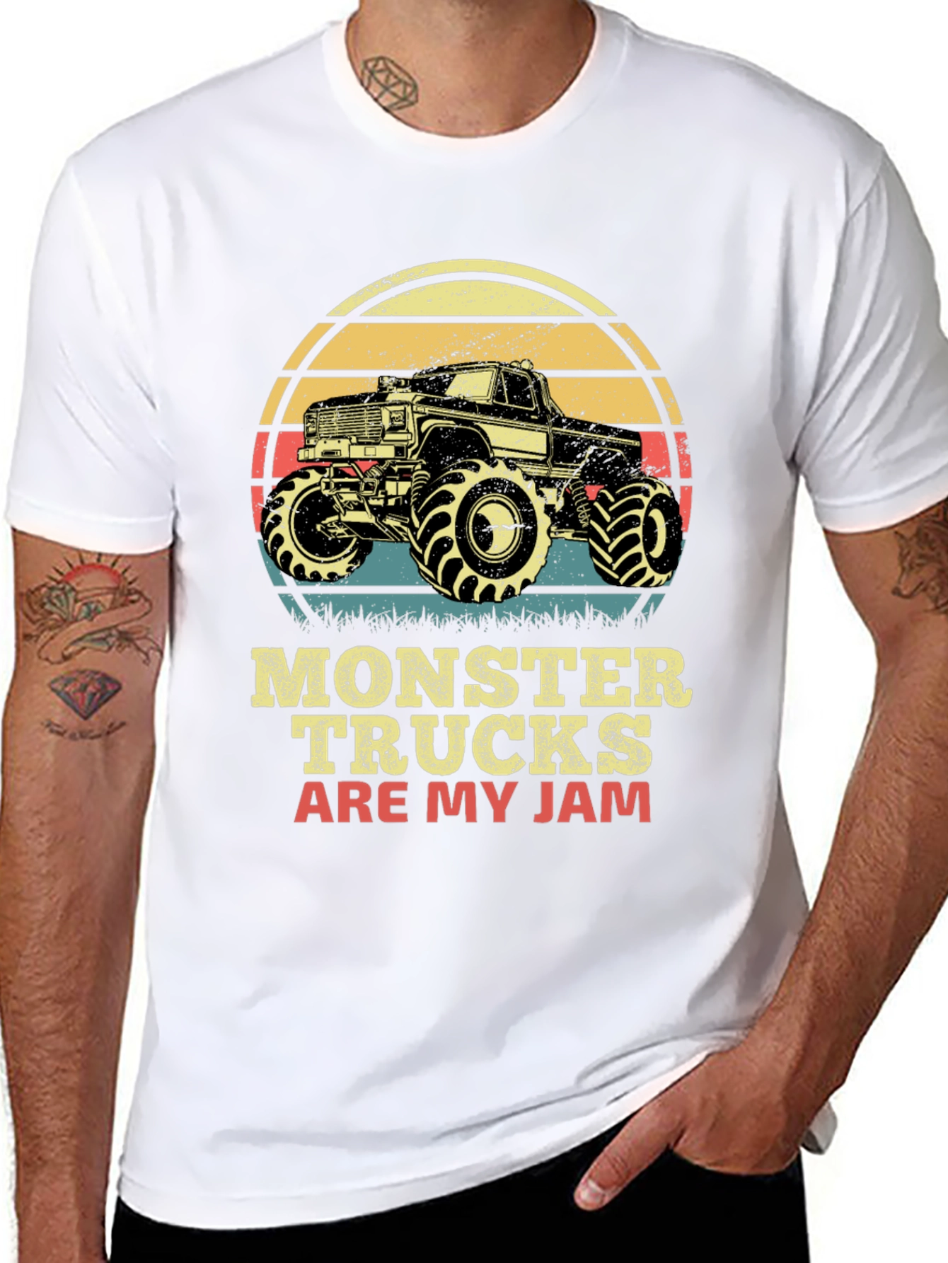 Monster Trucks Are My Jam Graphic T-Shirt