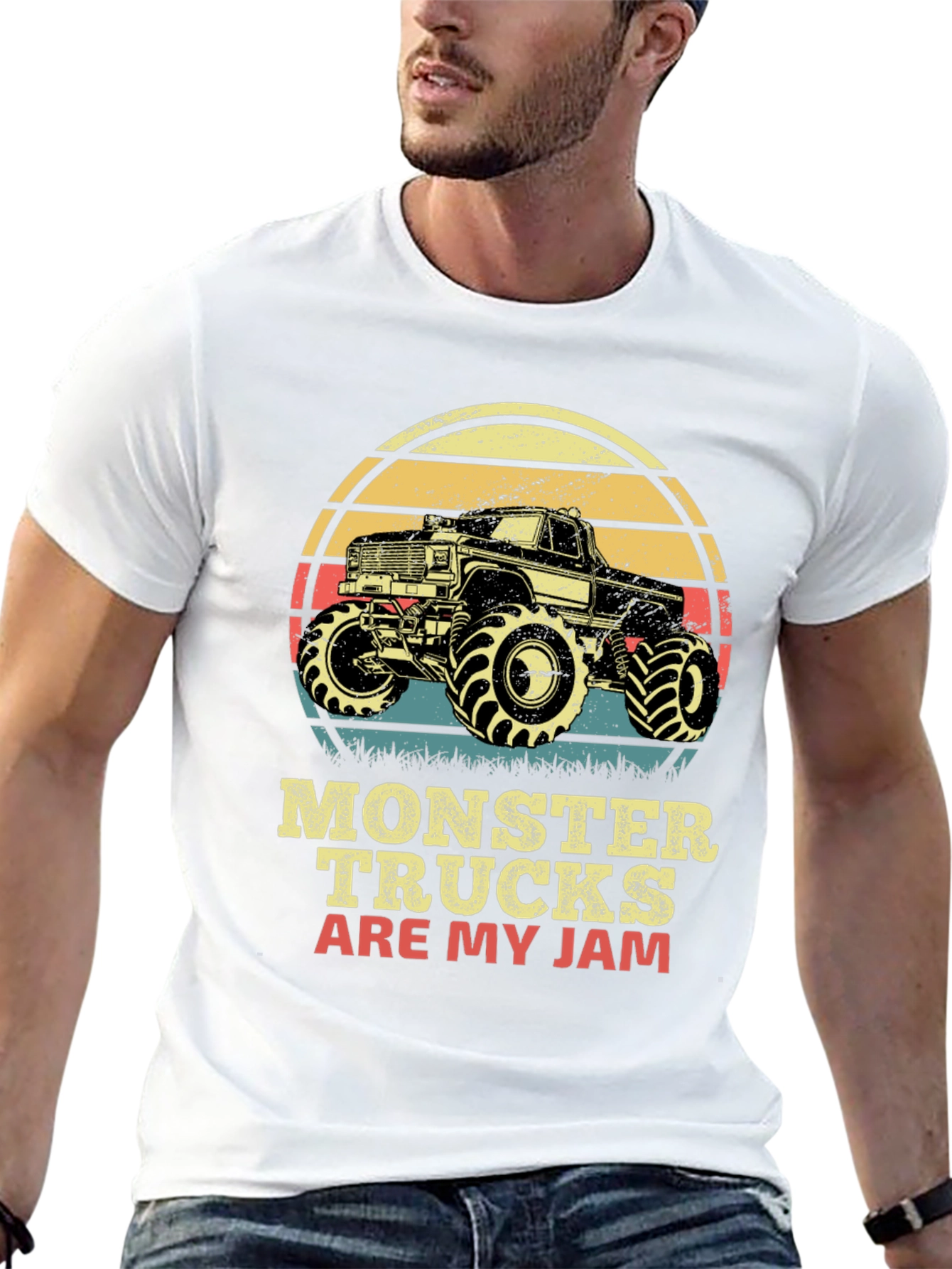 Monster Trucks Are My Jam Graphic T-Shirt