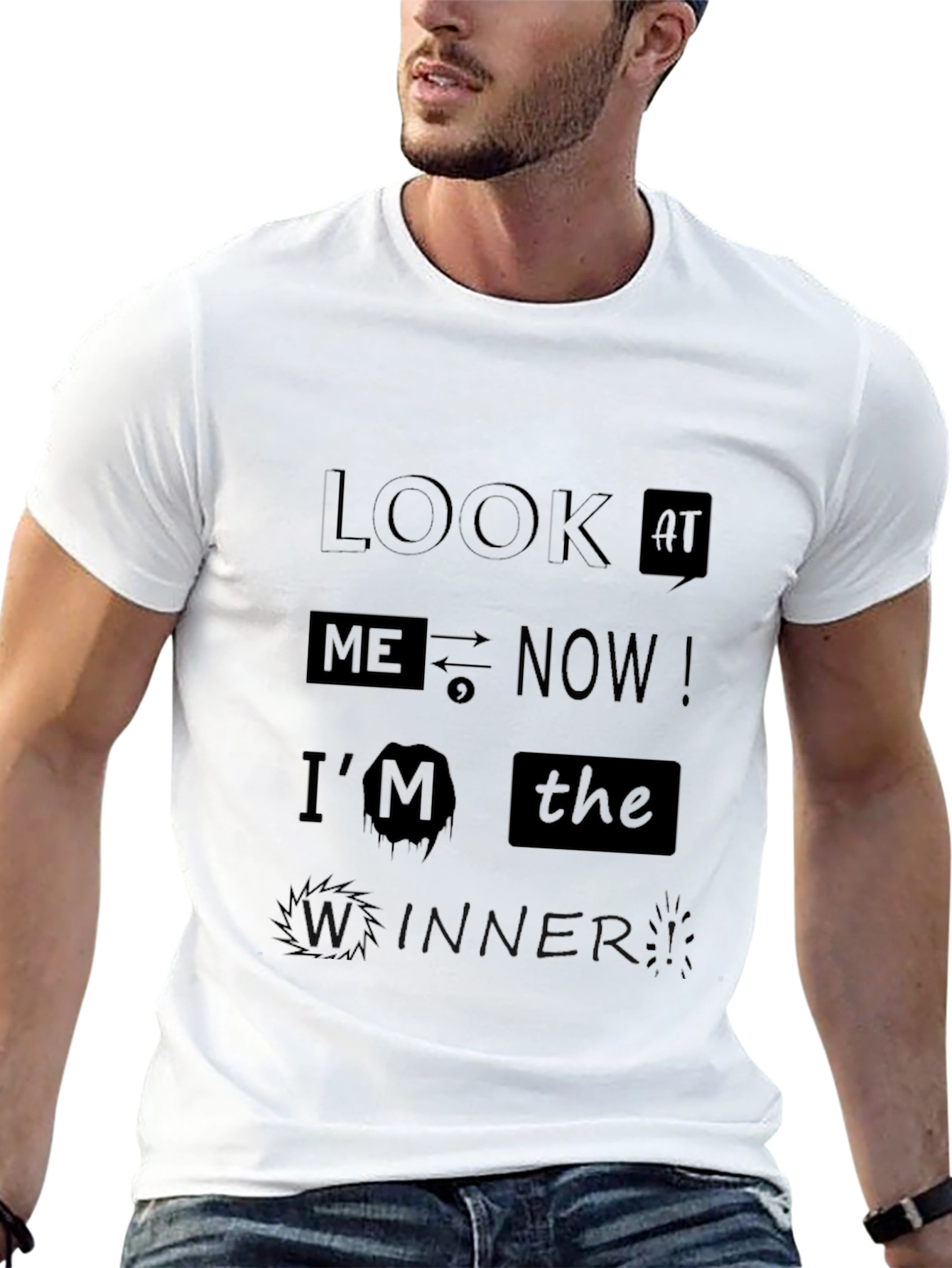 Look At Me Now Funny Graphic Tee