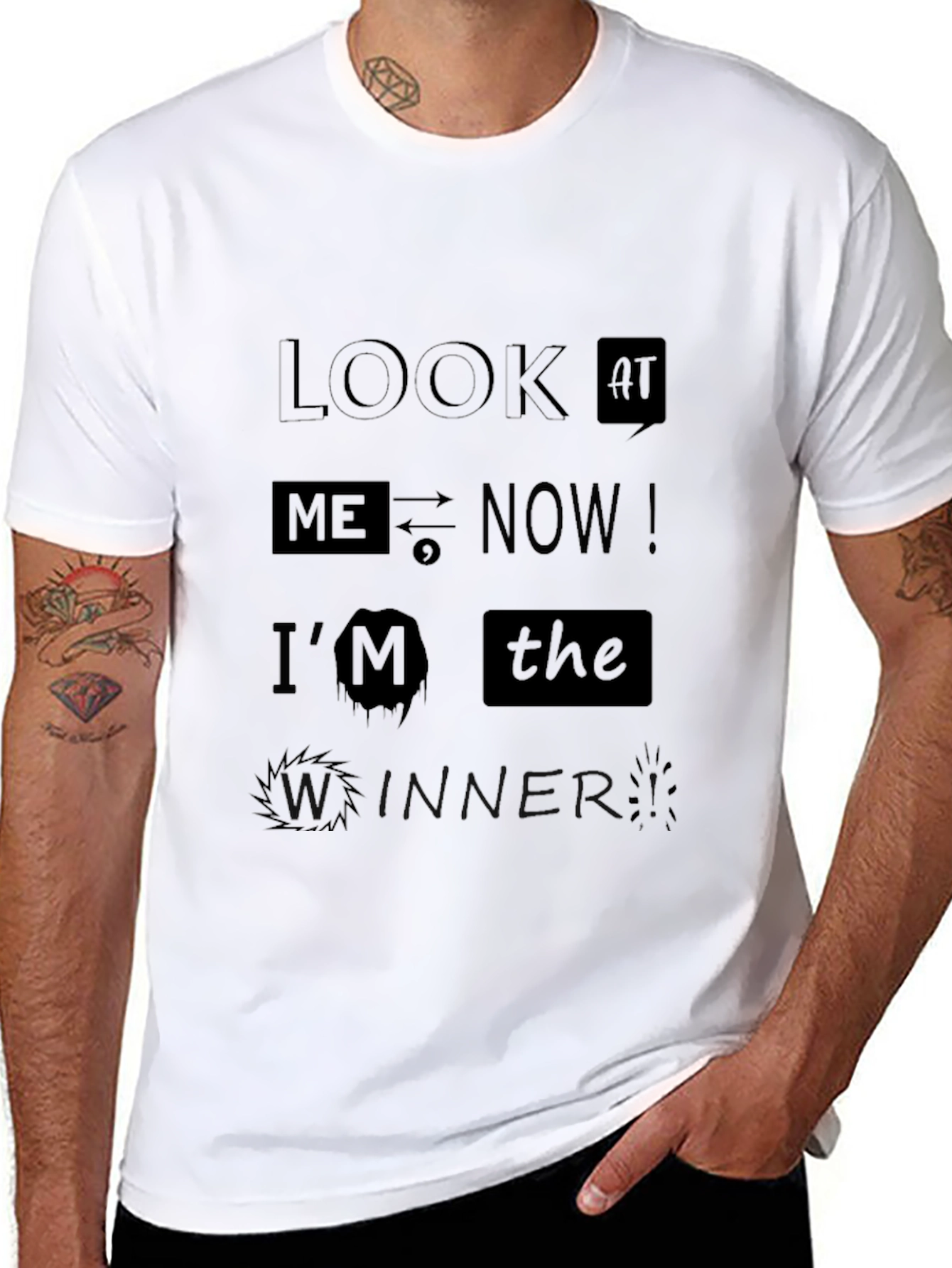 Look At Me Now Funny Graphic Tee