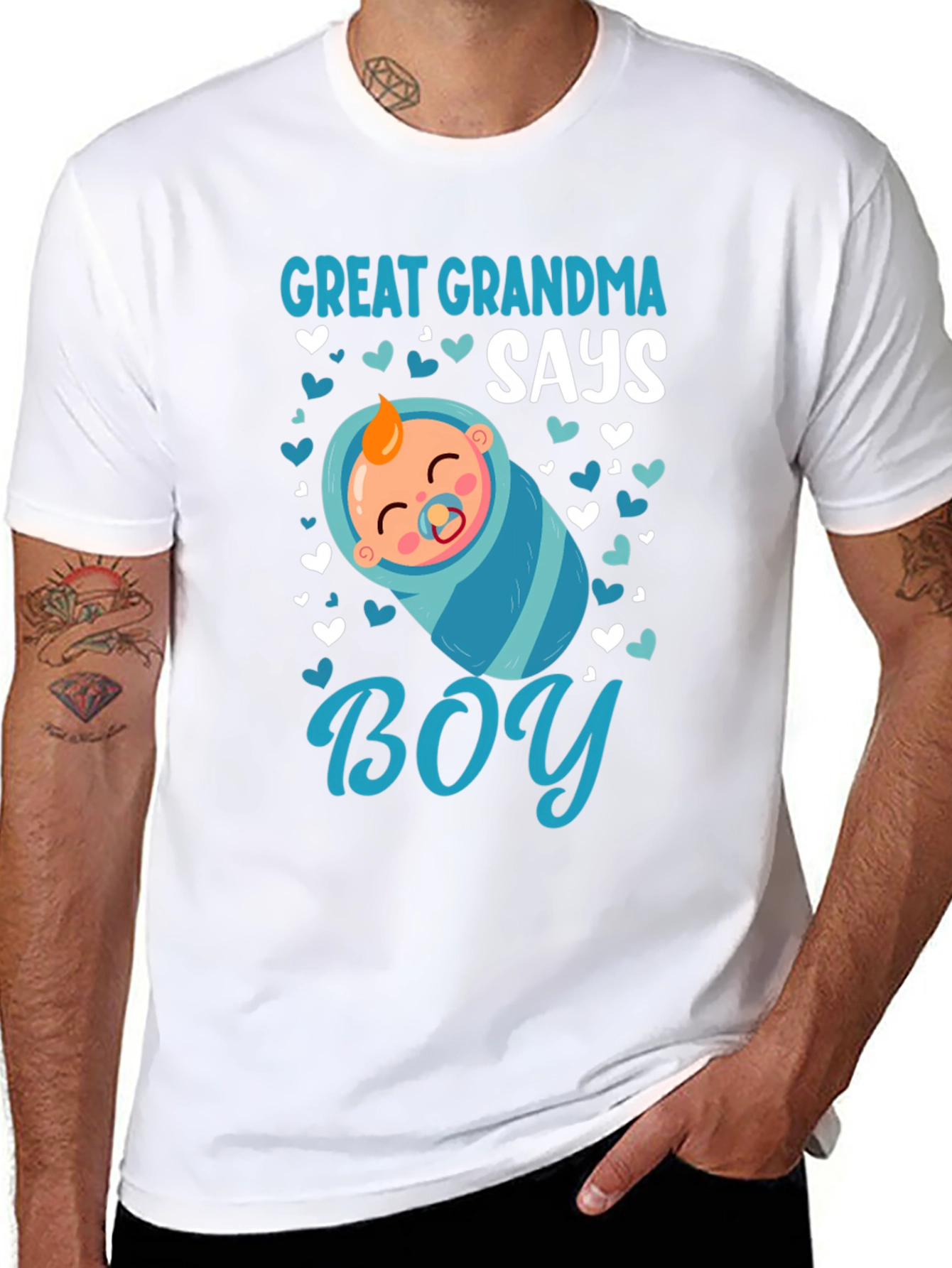 Great Grandma Says Boy T-Shirt