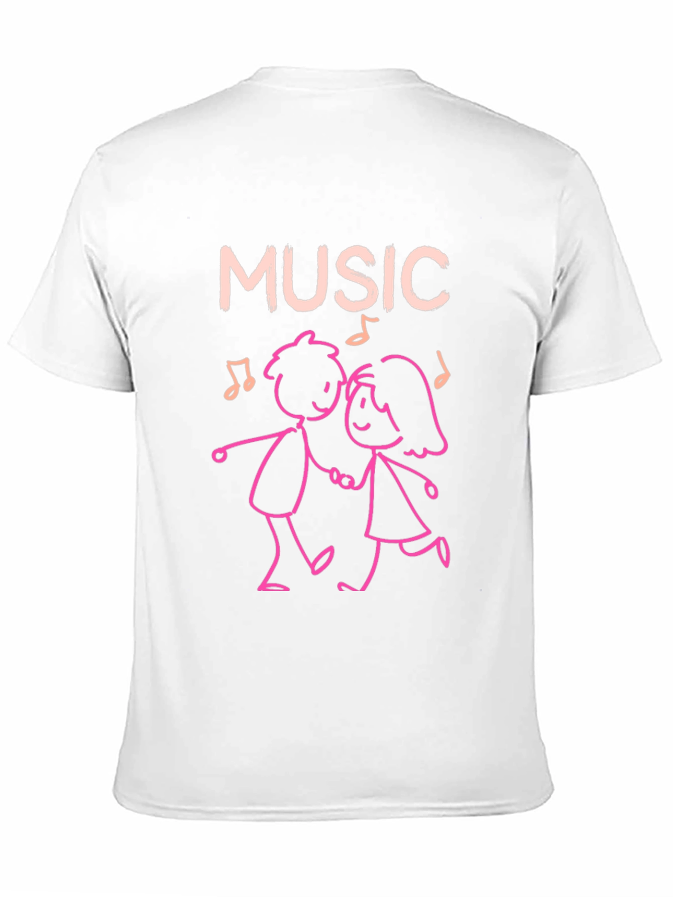 Music Lovers Dancing Couple Graphic Tee