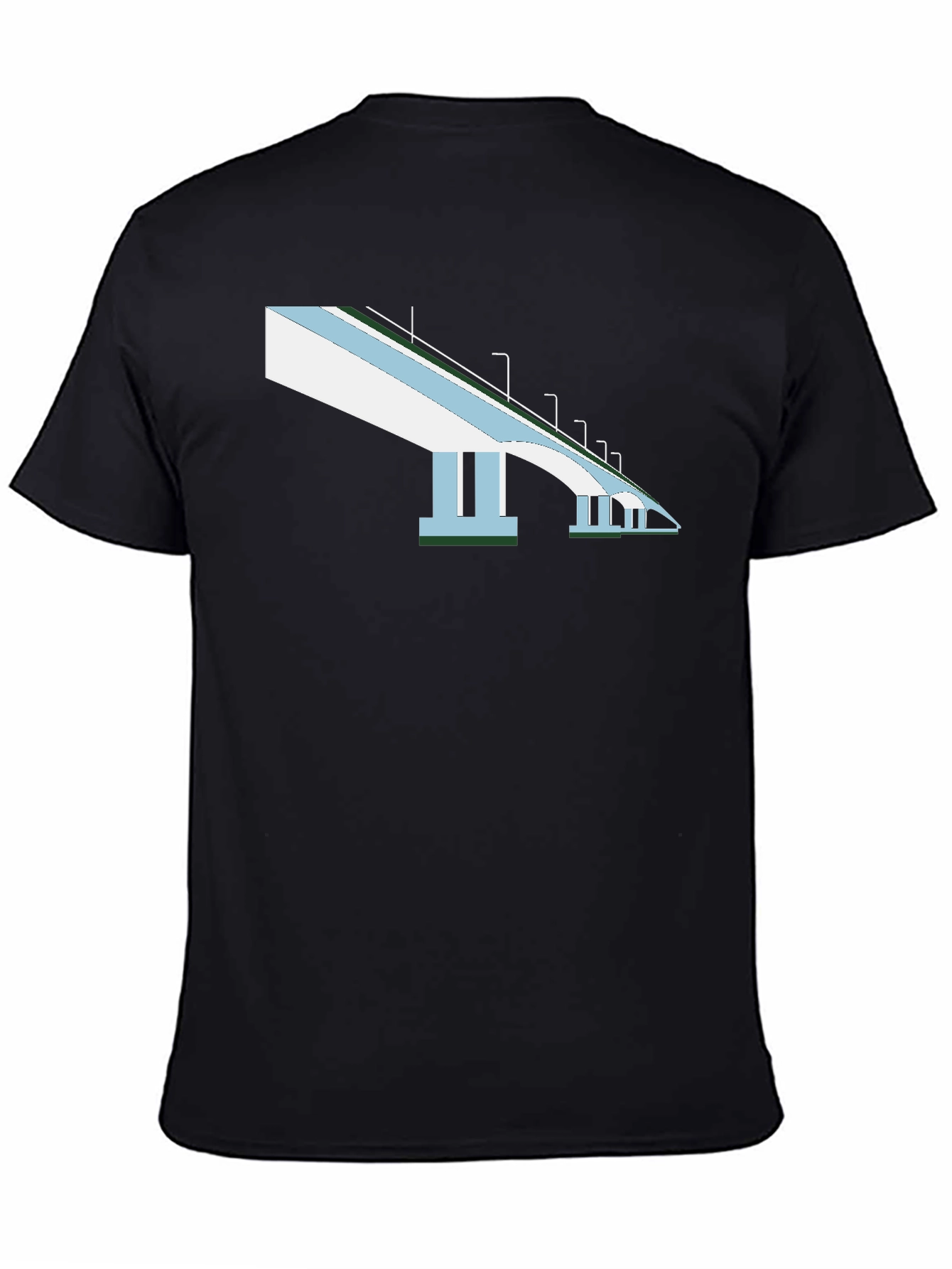 Bridge Graphic T-Shirt - Mens Black Tee