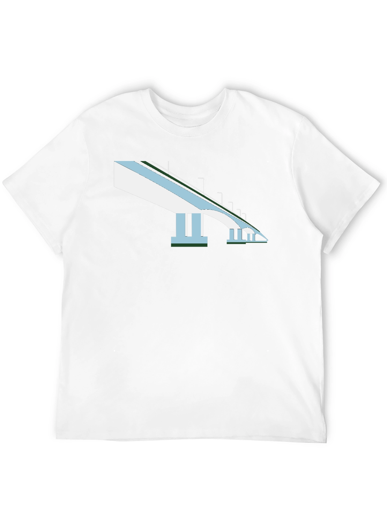 Bridge Graphic T-Shirt - Mens Black Tee