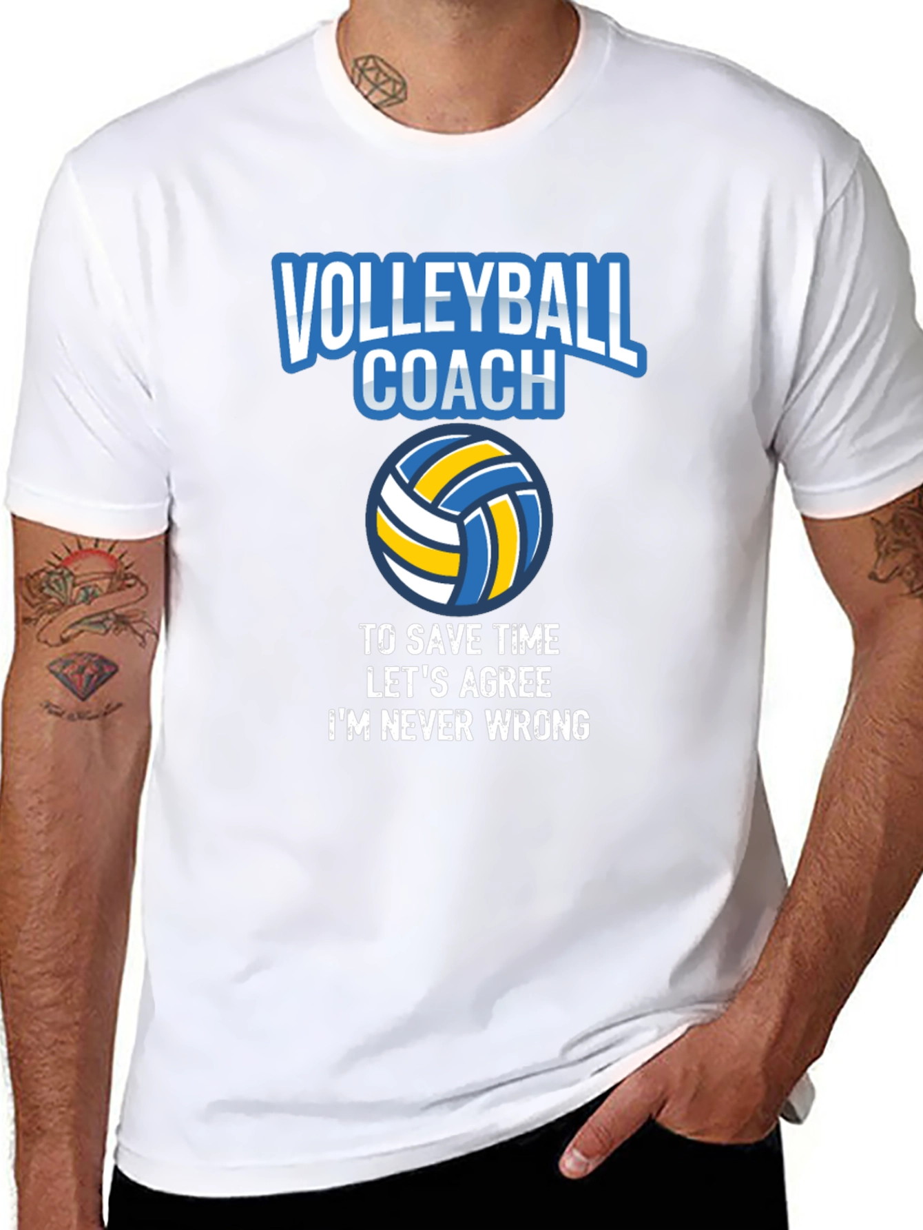 Volleyball Coach T-Shirt - Always Right!