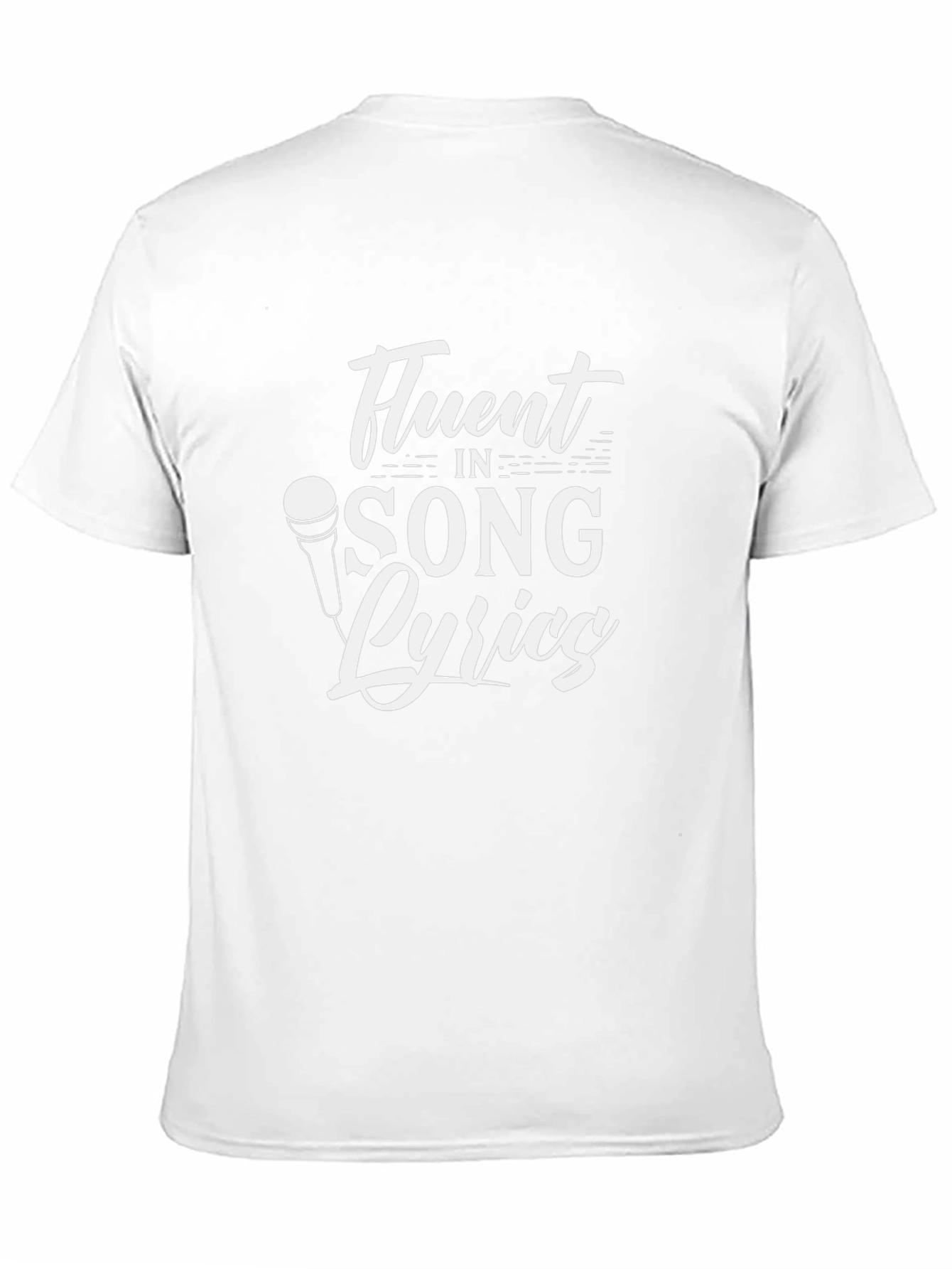 Fluent in Song Lyrics Black T-Shirt