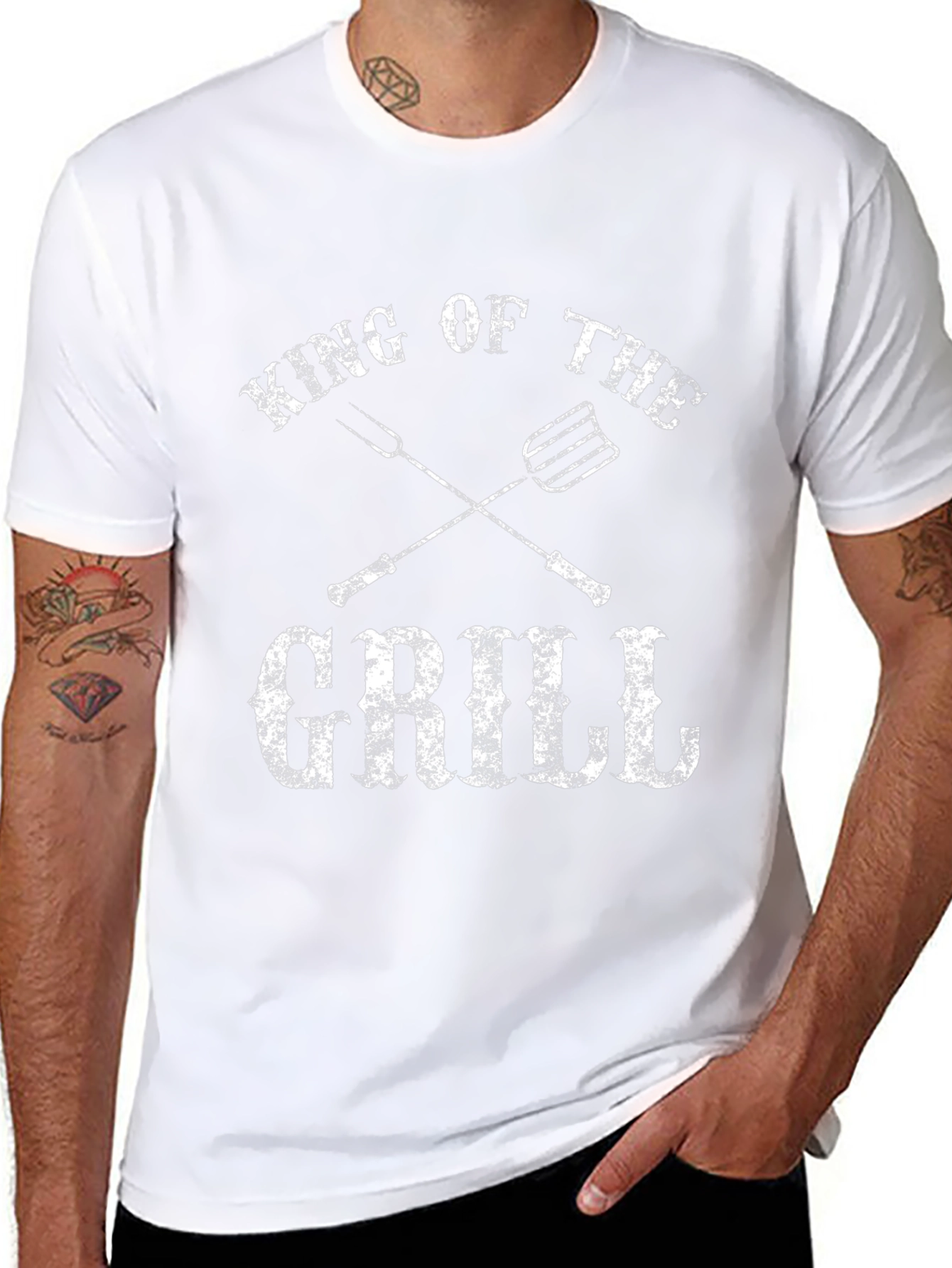 King of the Grill Black T-Shirt