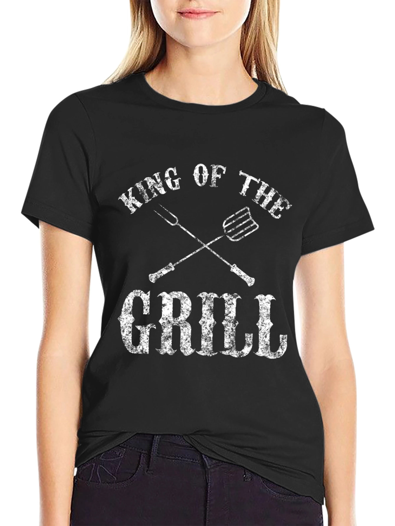 King of the Grill Black T-Shirt