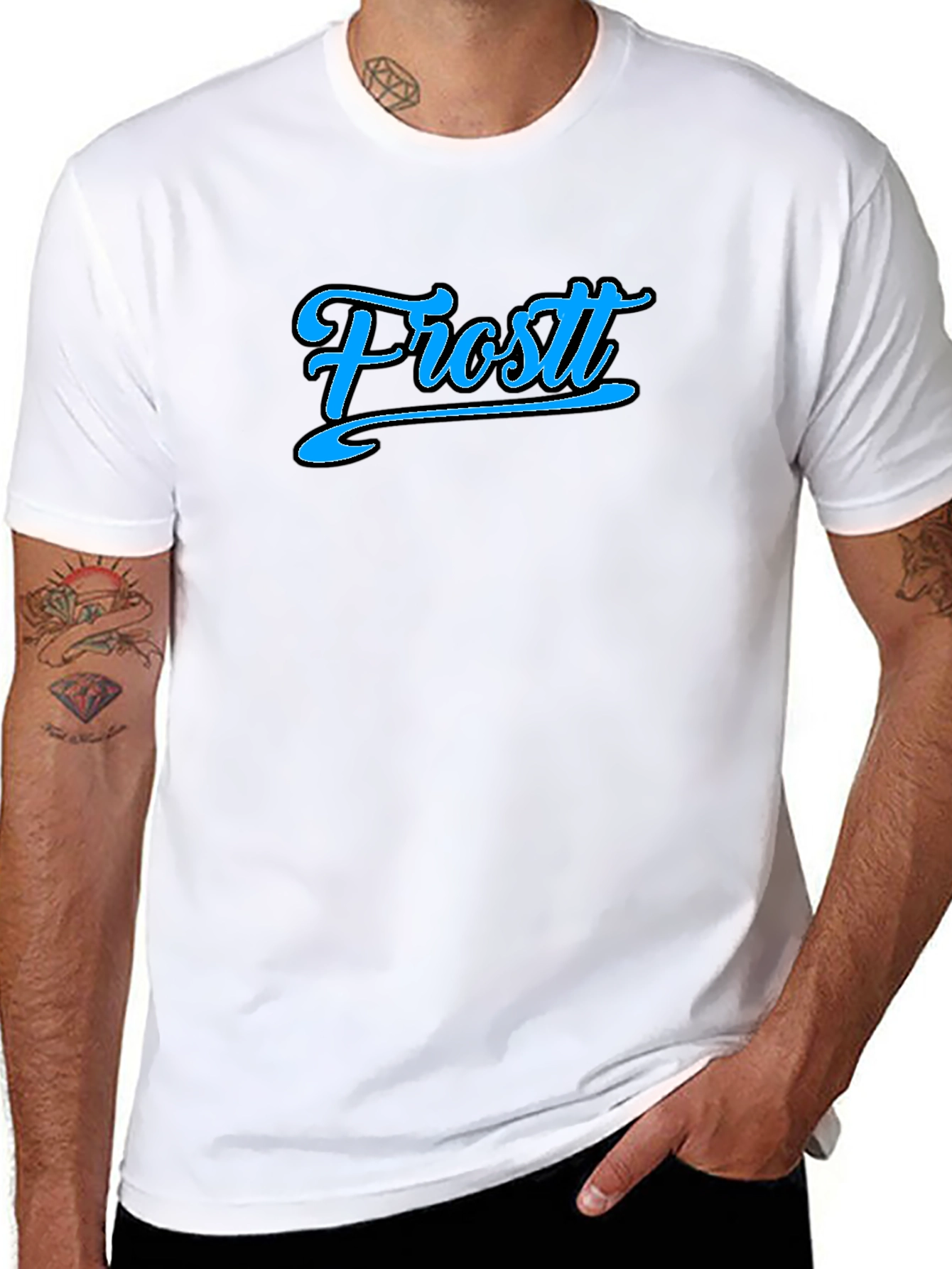 Frostt Black Graphic Tee
