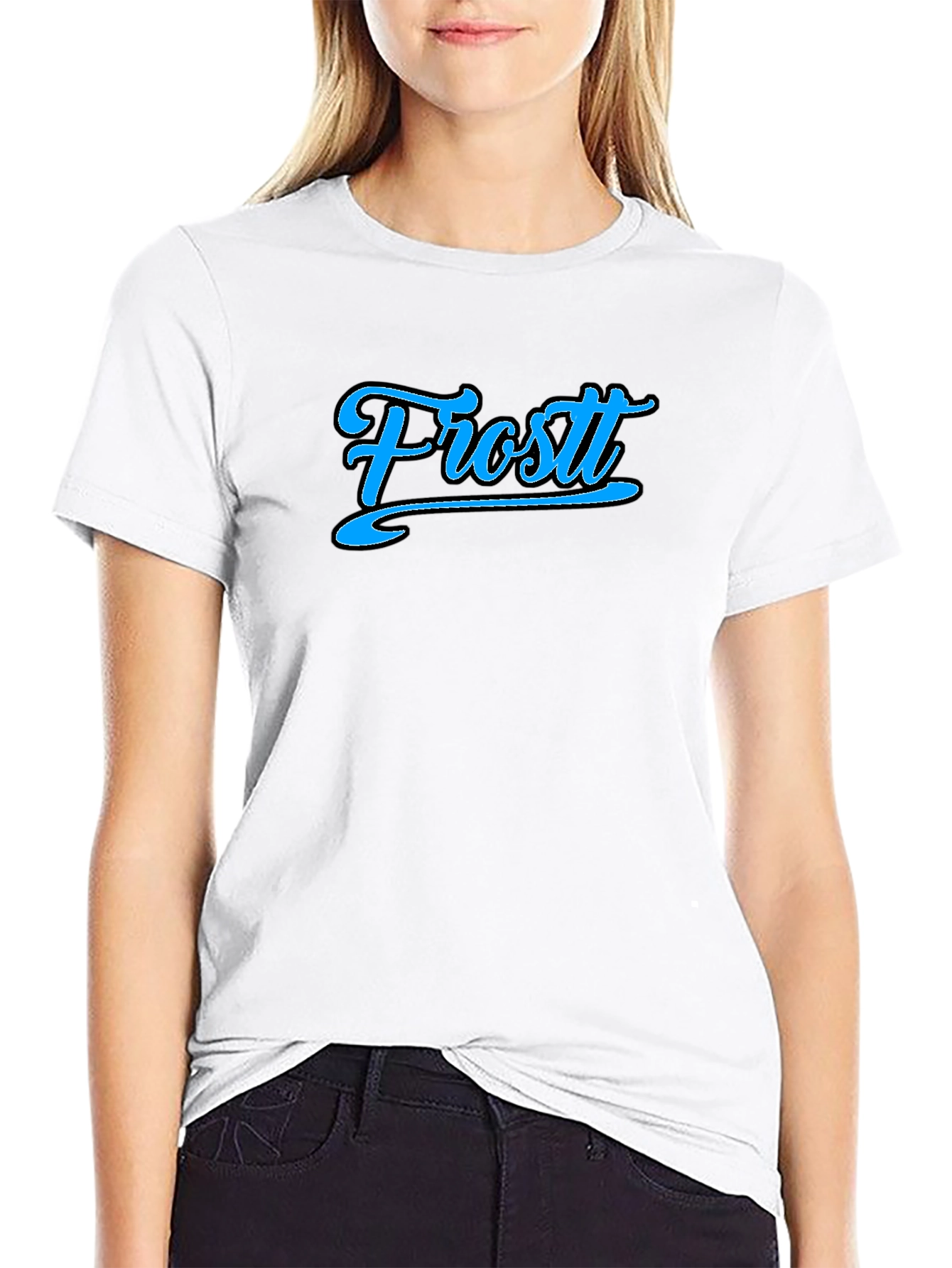 Frostt Black Graphic Tee
