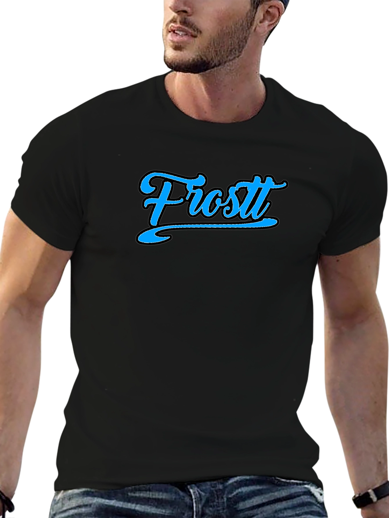 Frostt Black Graphic Tee