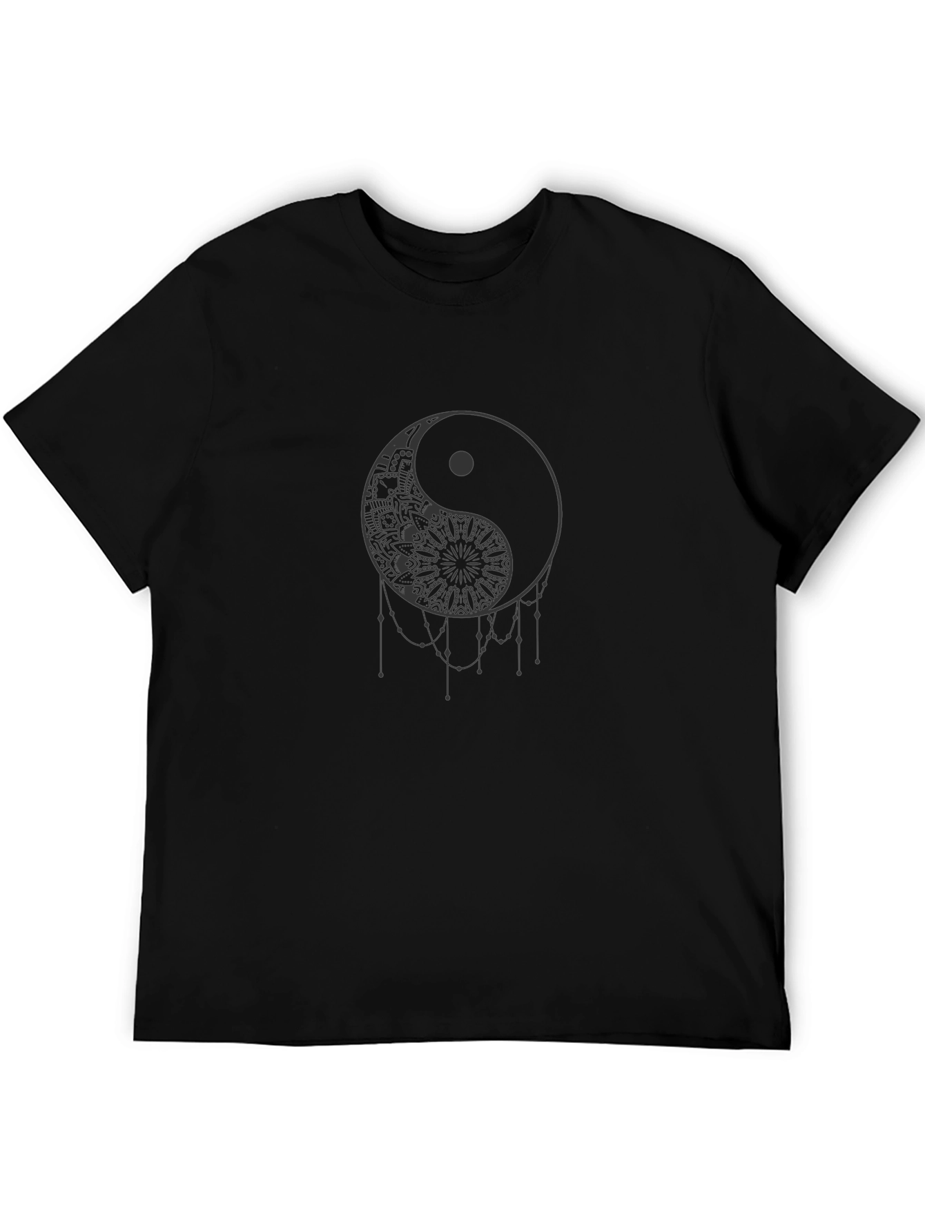 Yin Yang Mandala Graphic T-Shirt - Stylish Comfort