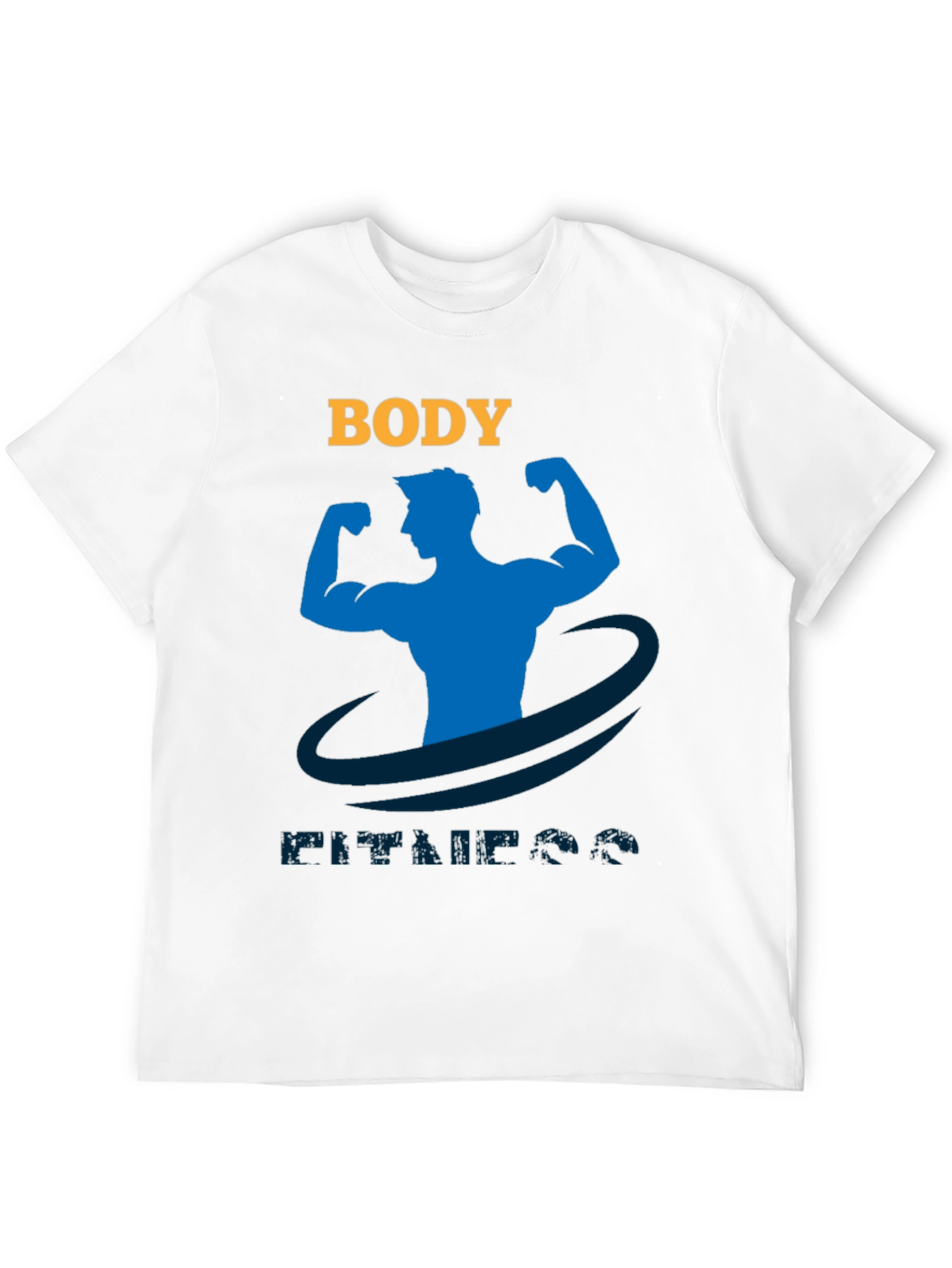 Body Fitness Graphic T-Shirt Gym Workout Tee